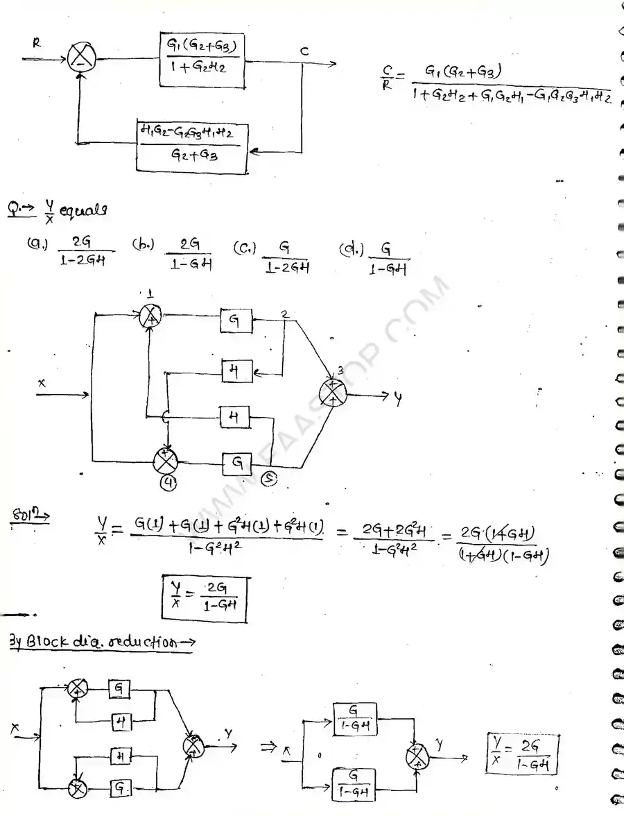 Page 12 of Block Diagram and Signal flow graph