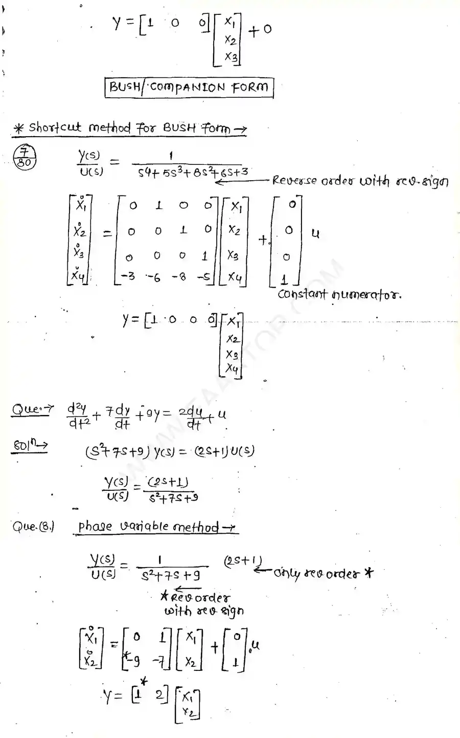 Page 4 of State Space Analysis