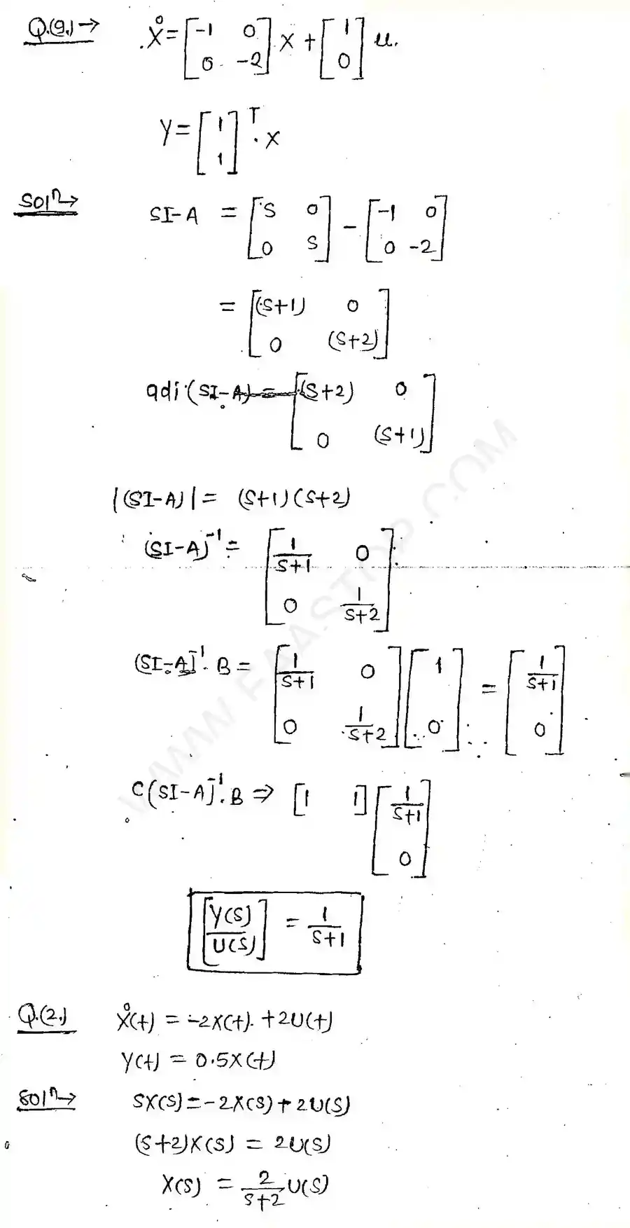 Page 6 of State Space Analysis