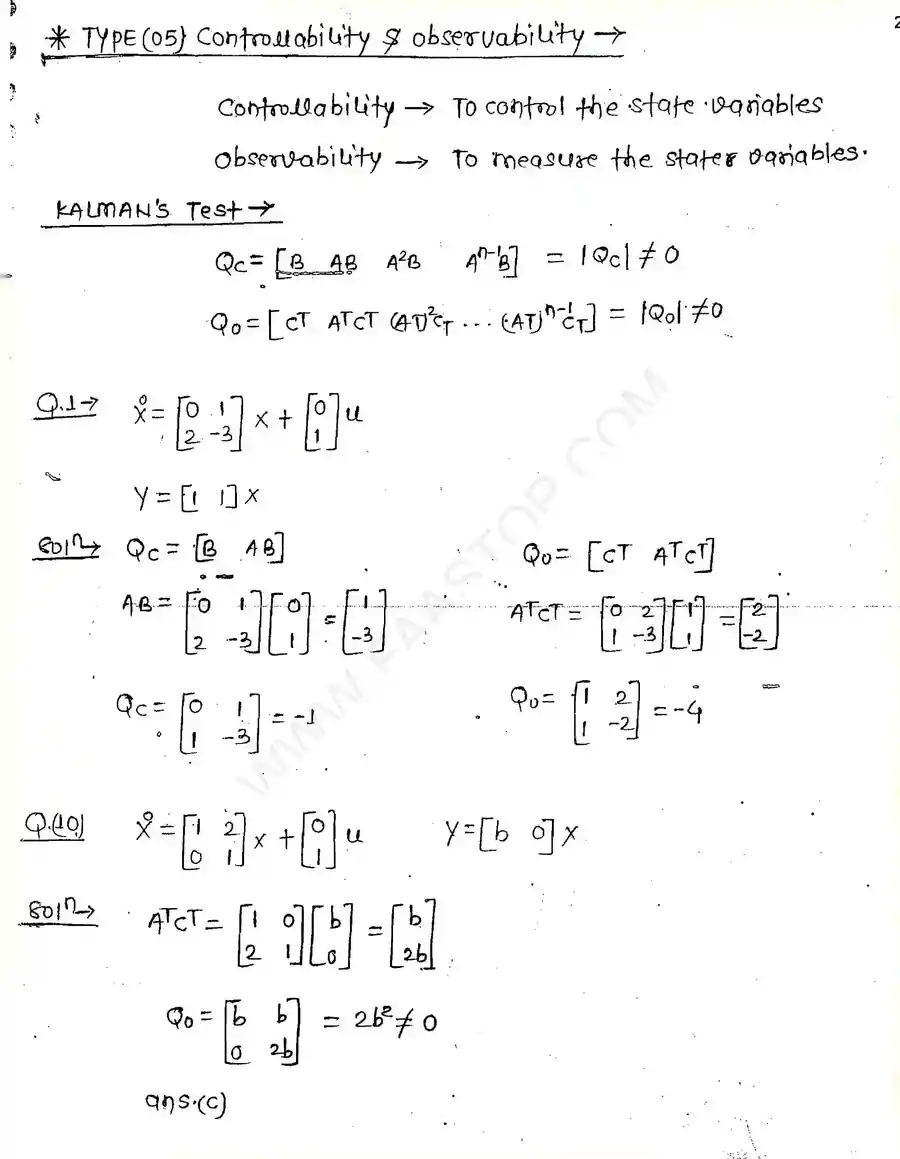 Page 10 of State Space Analysis