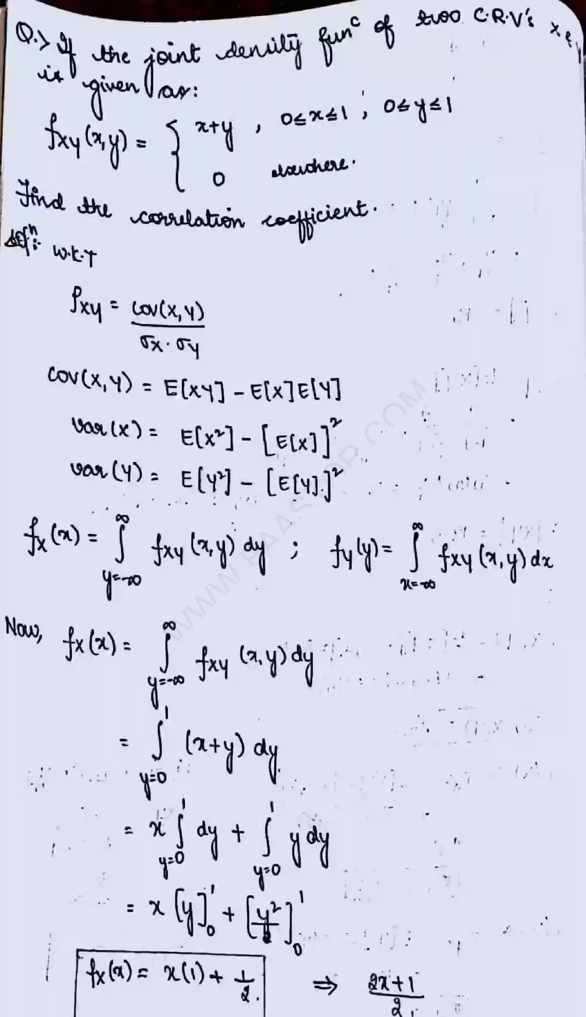 Page 11 of Operation on Multiple Random Variabl