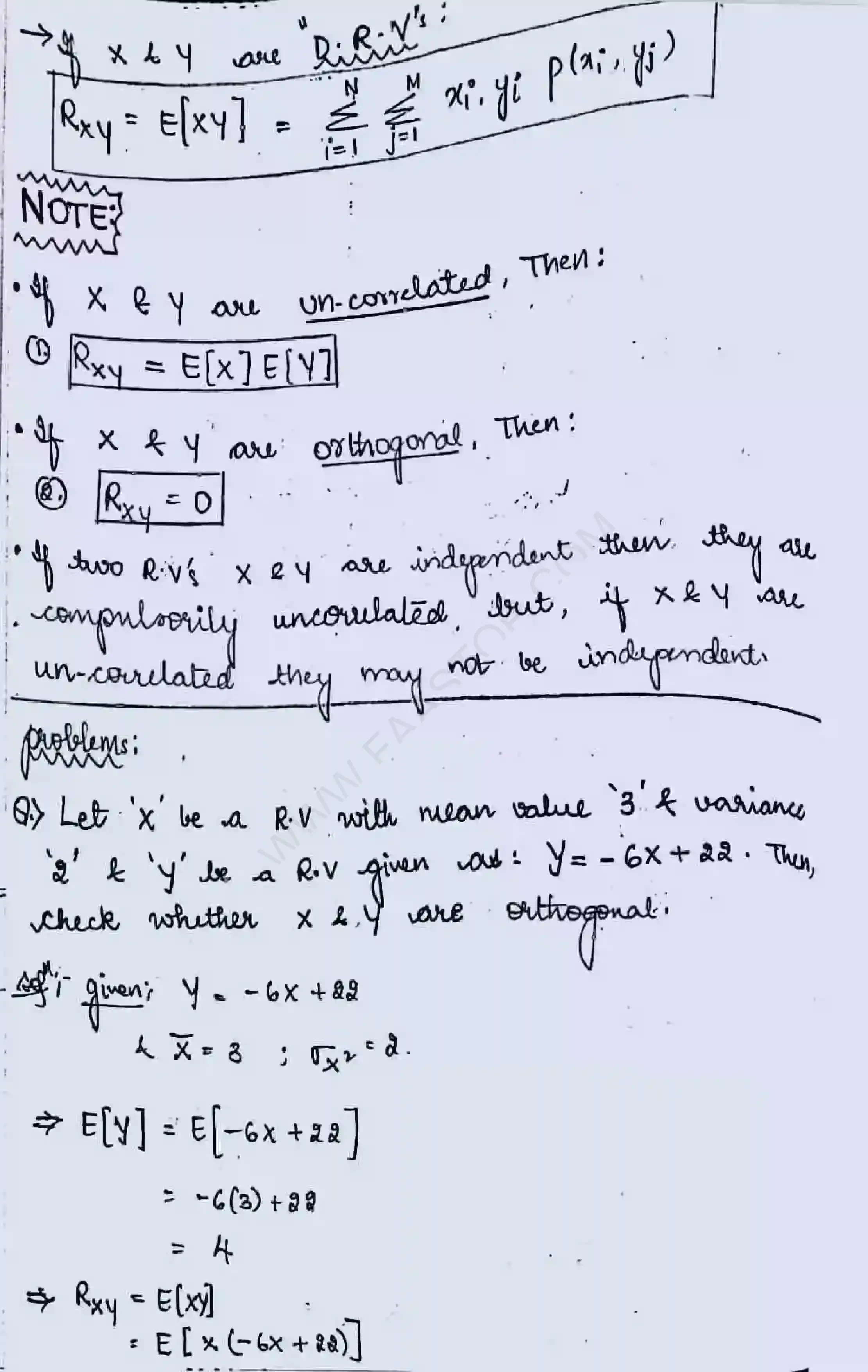 Page 3 of Operation on Multiple Random Variabl