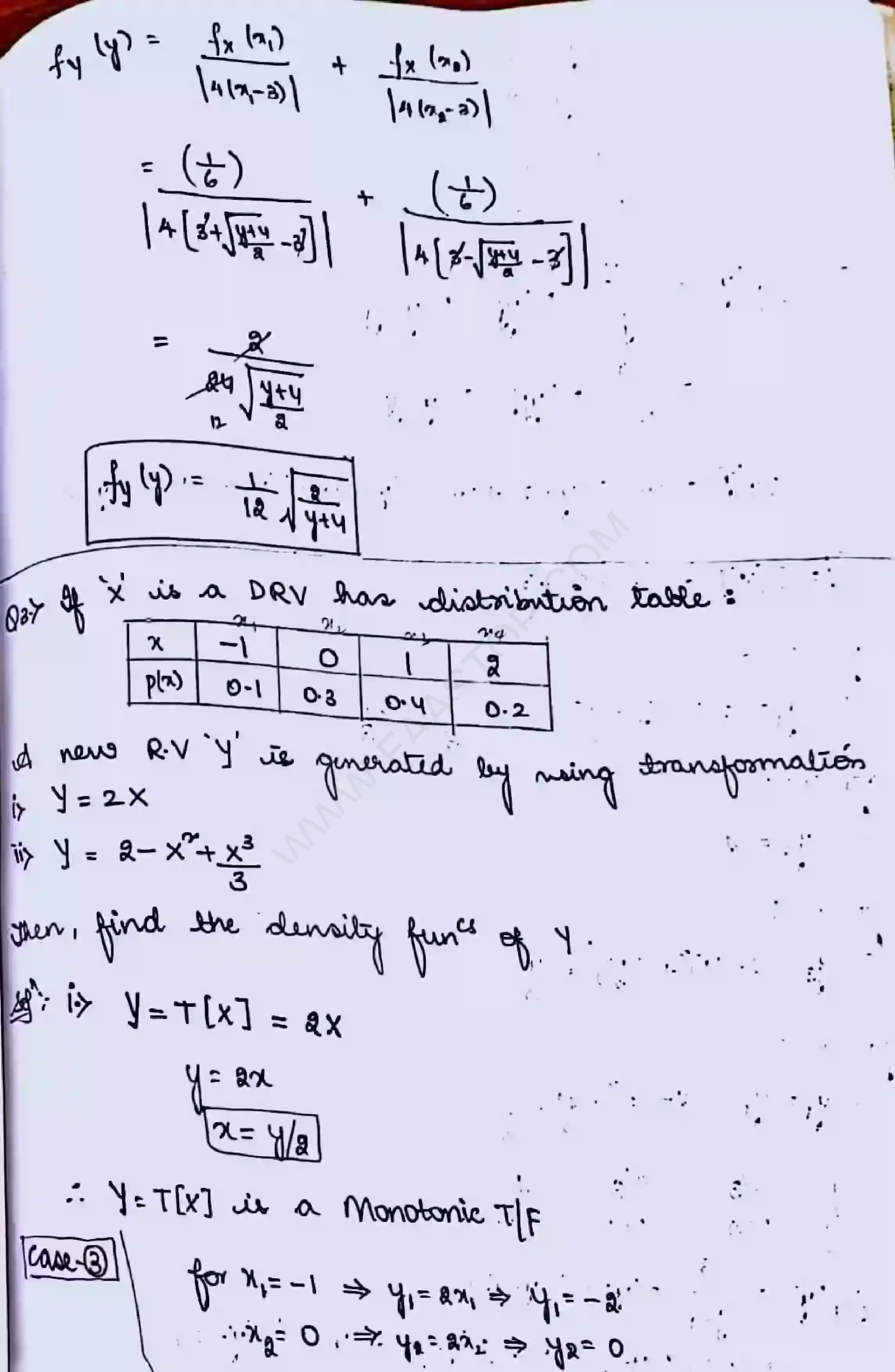 Page 39 of Operation On Single Random Variable