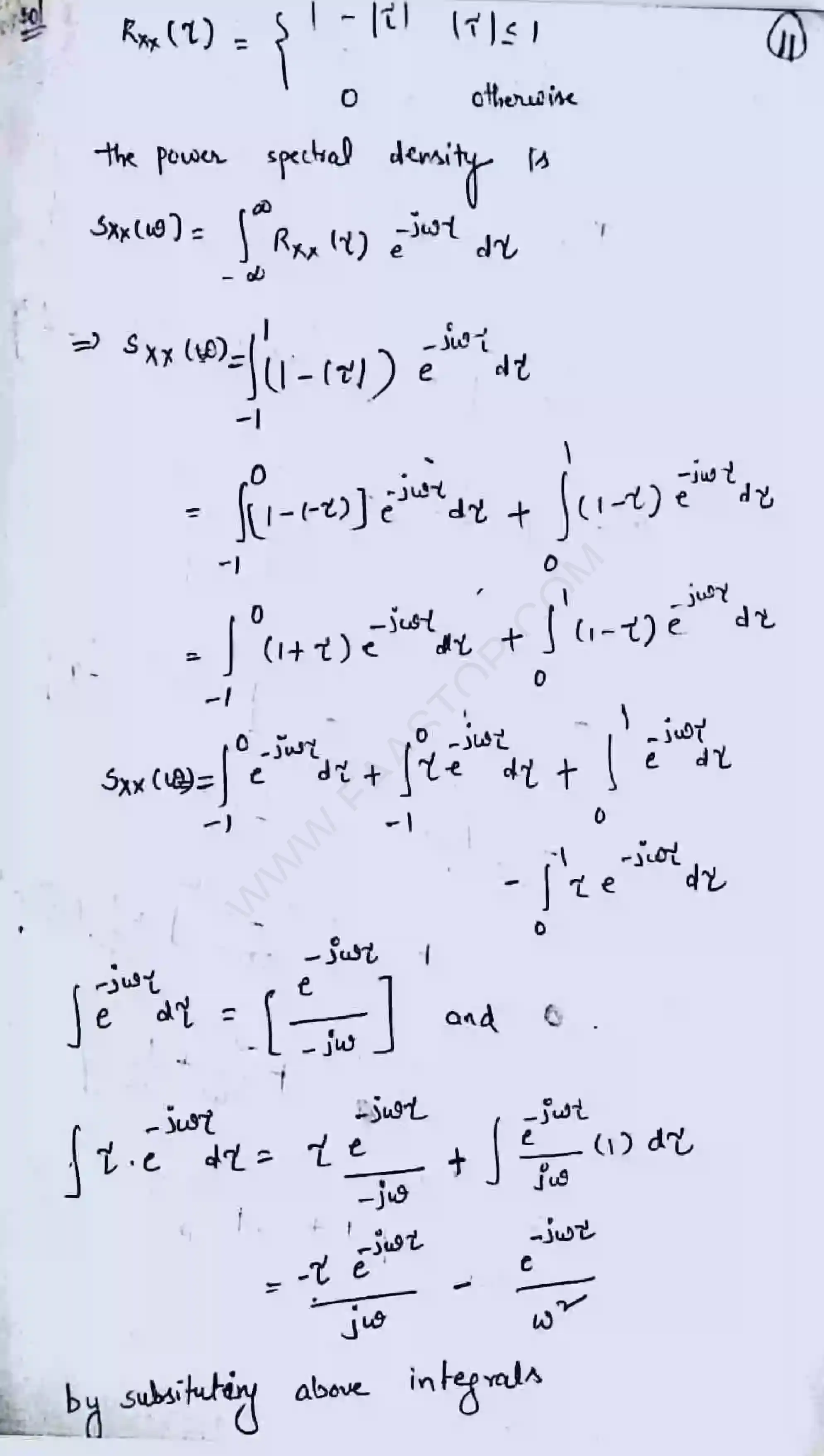 Page 11 of Random process and Spectral Characteristics