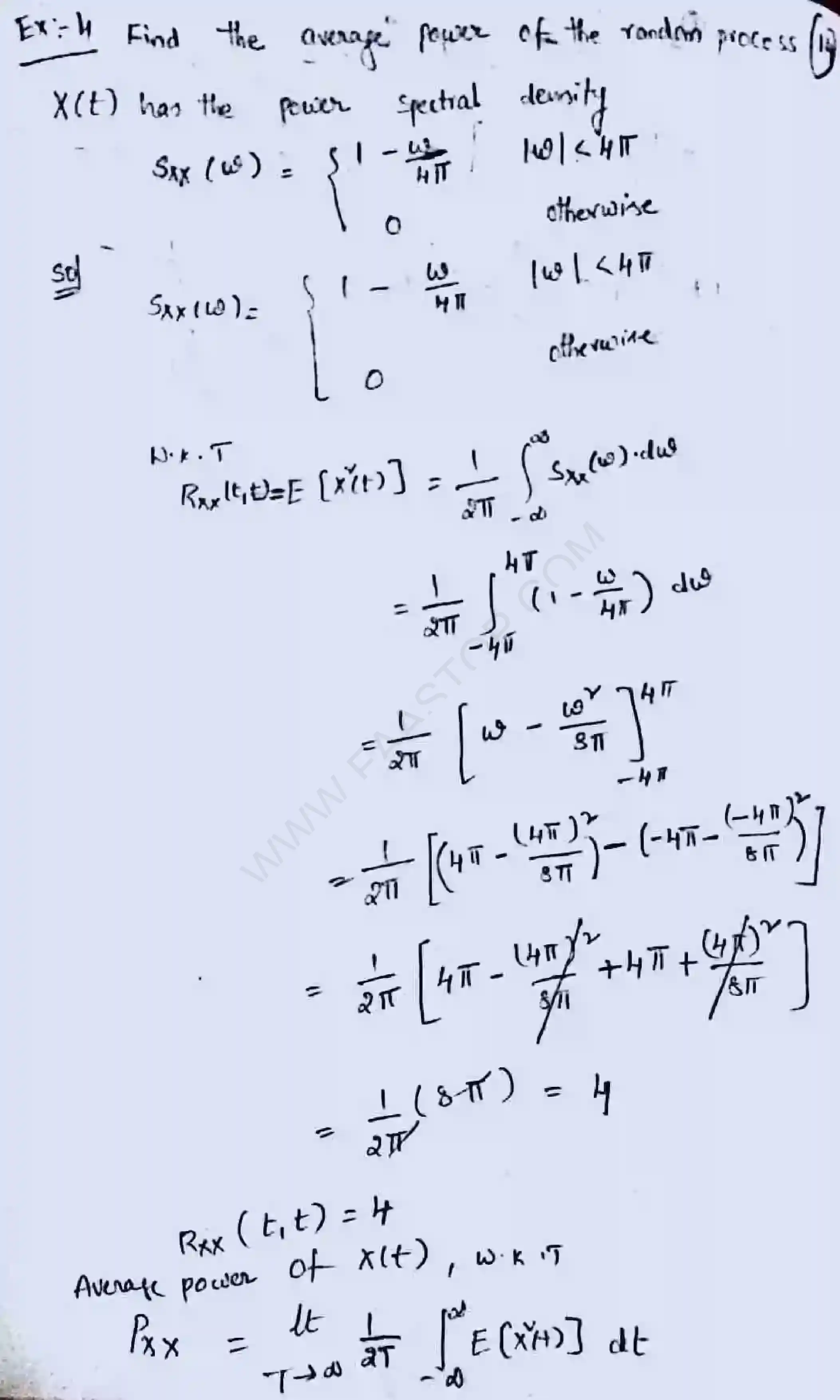 Page 12 of Random process and Spectral Characteristics