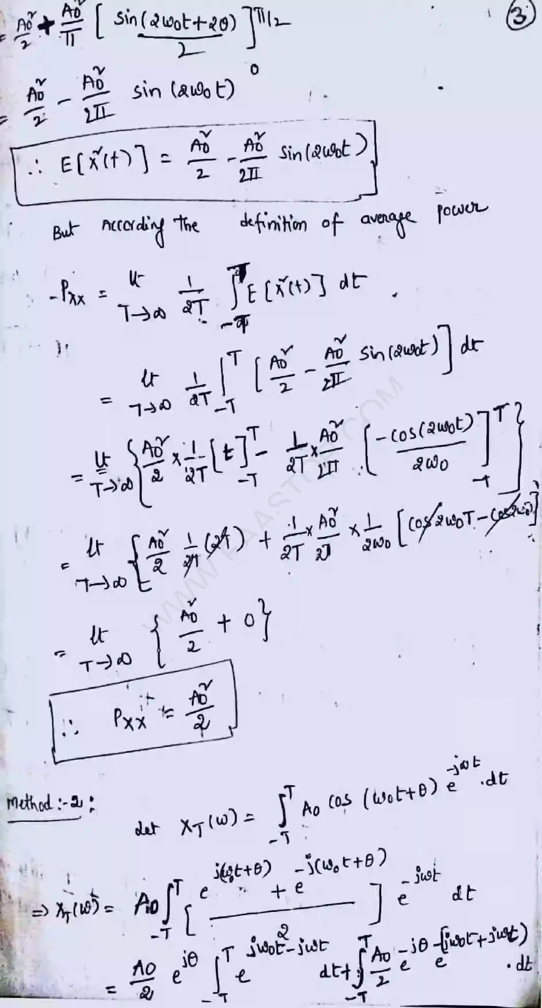 Page 3 of Random process and Spectral Characteristics