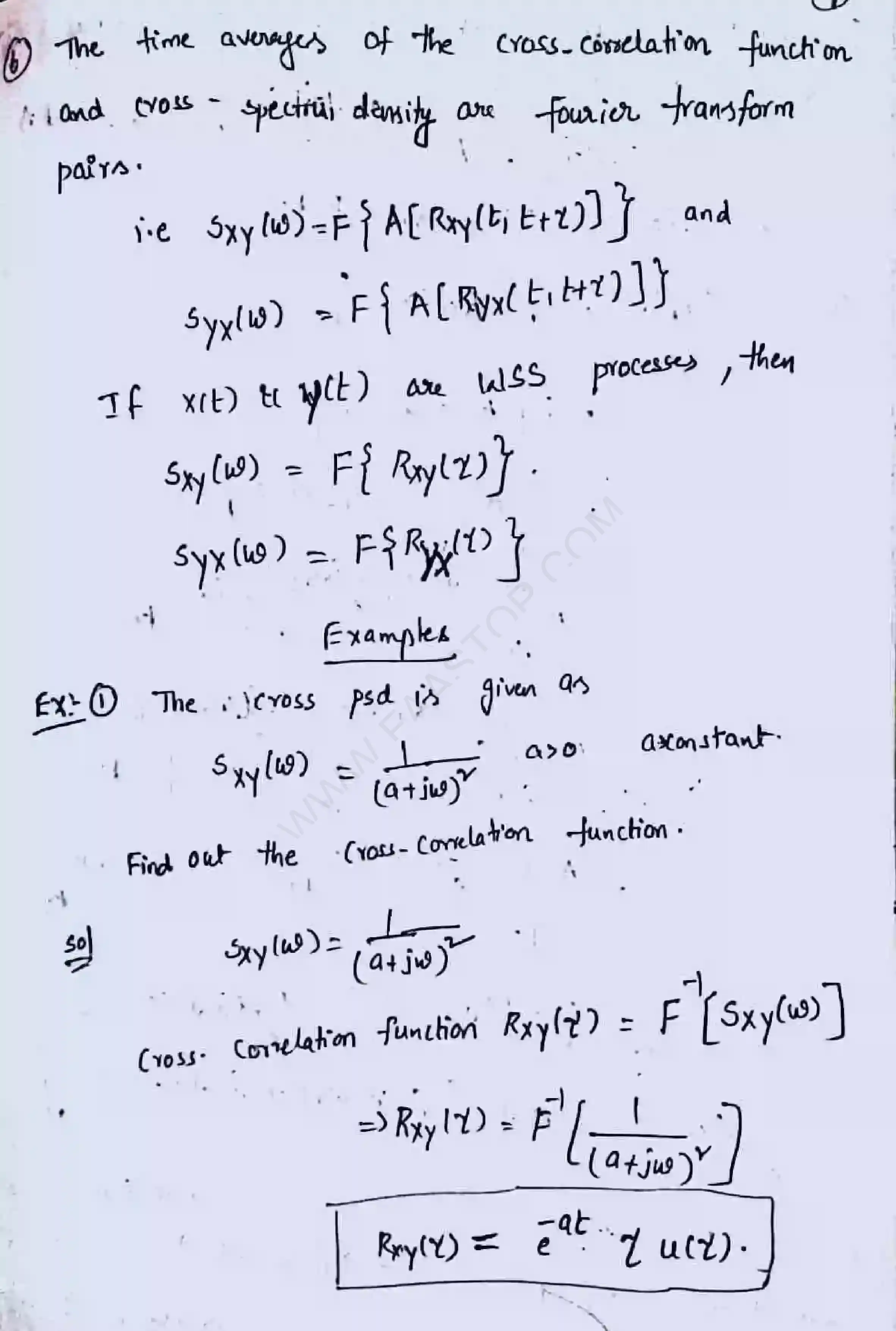 Page 9 of Random process and Spectral Characteristics