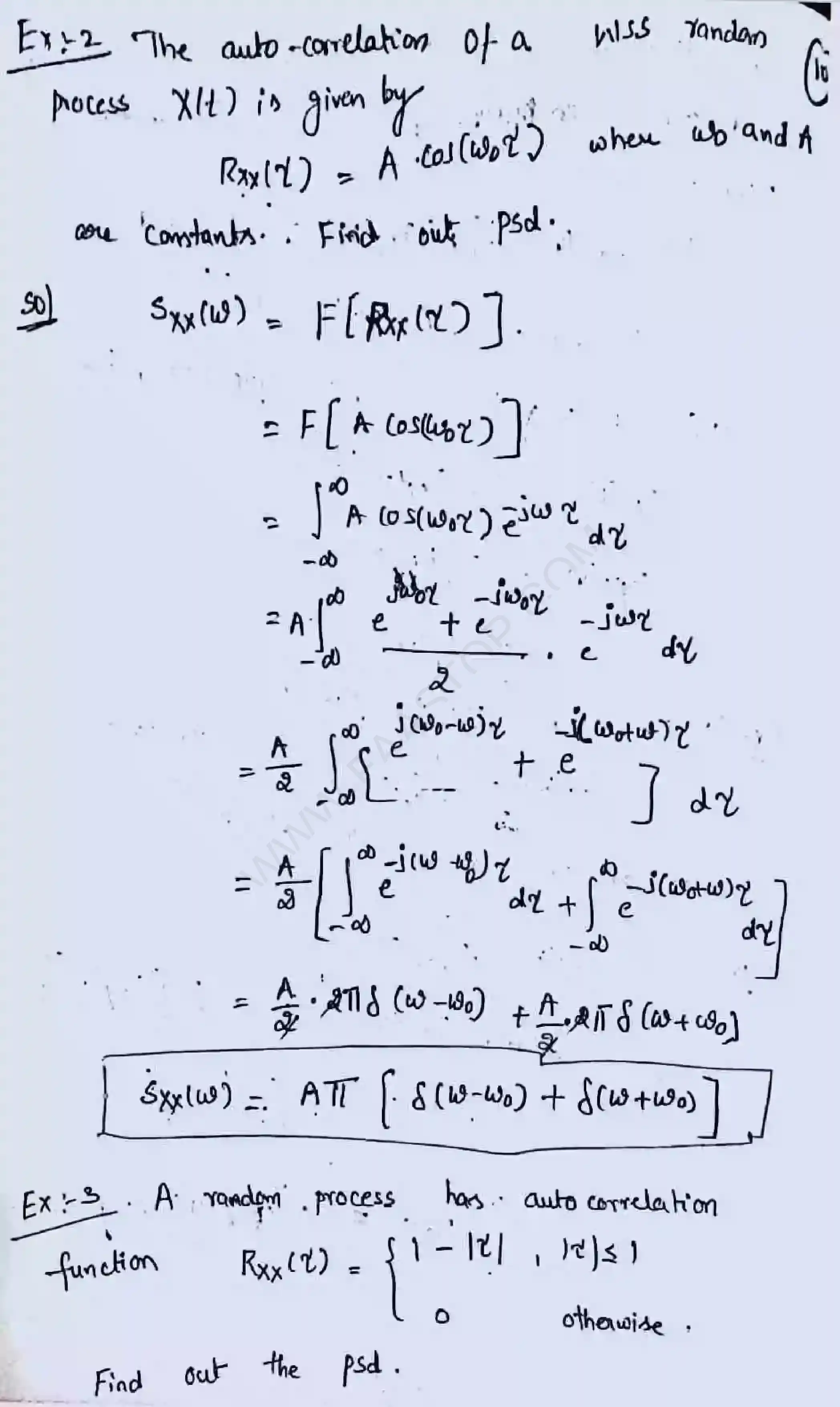 Page 10 of Random process and Spectral Characteristics