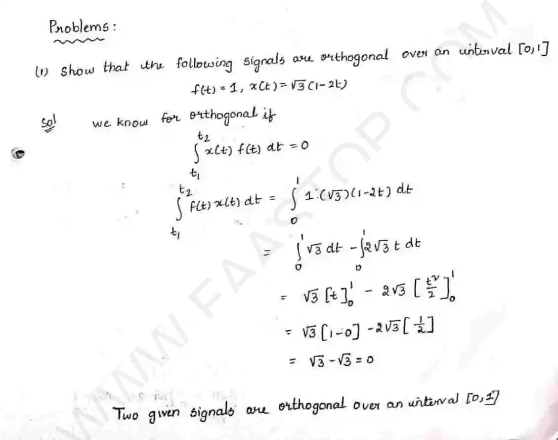 Page 8 of Analogy Between Vectors And Signals