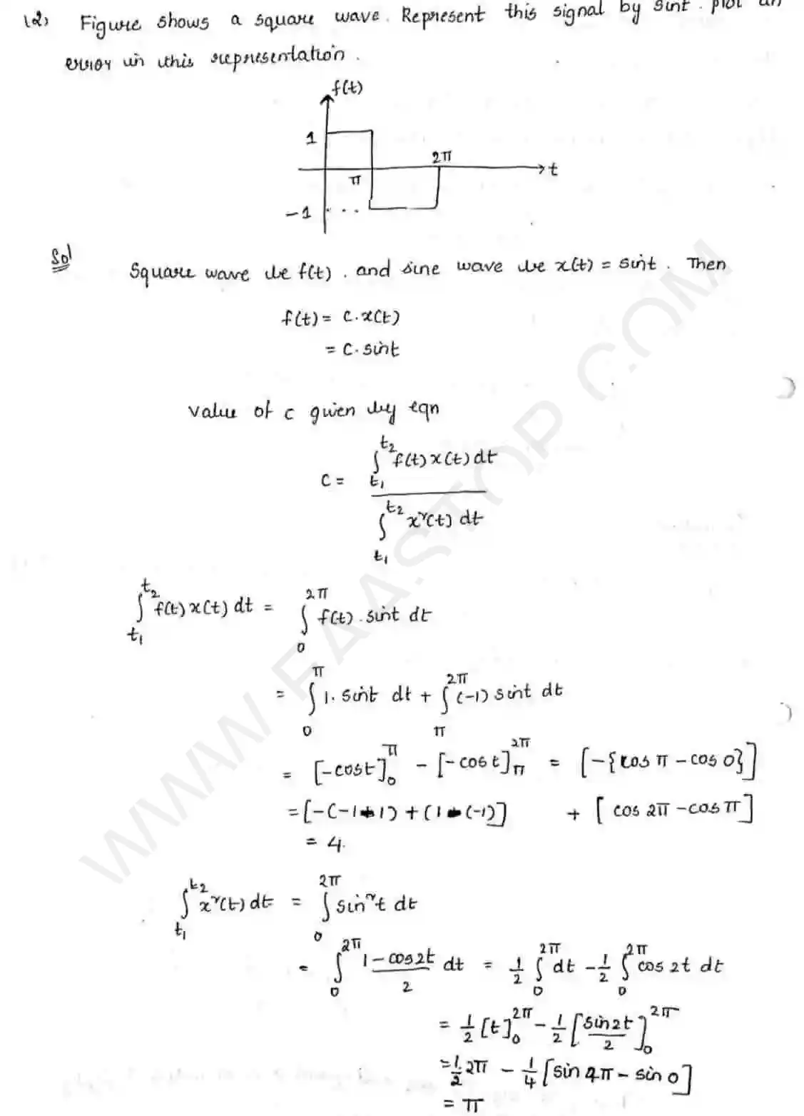 Page 9 of Analogy Between Vectors And Signals