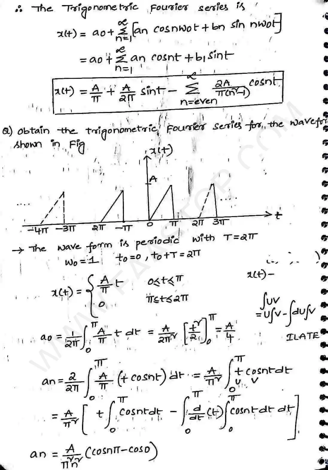 Page 10 of Fourier Series