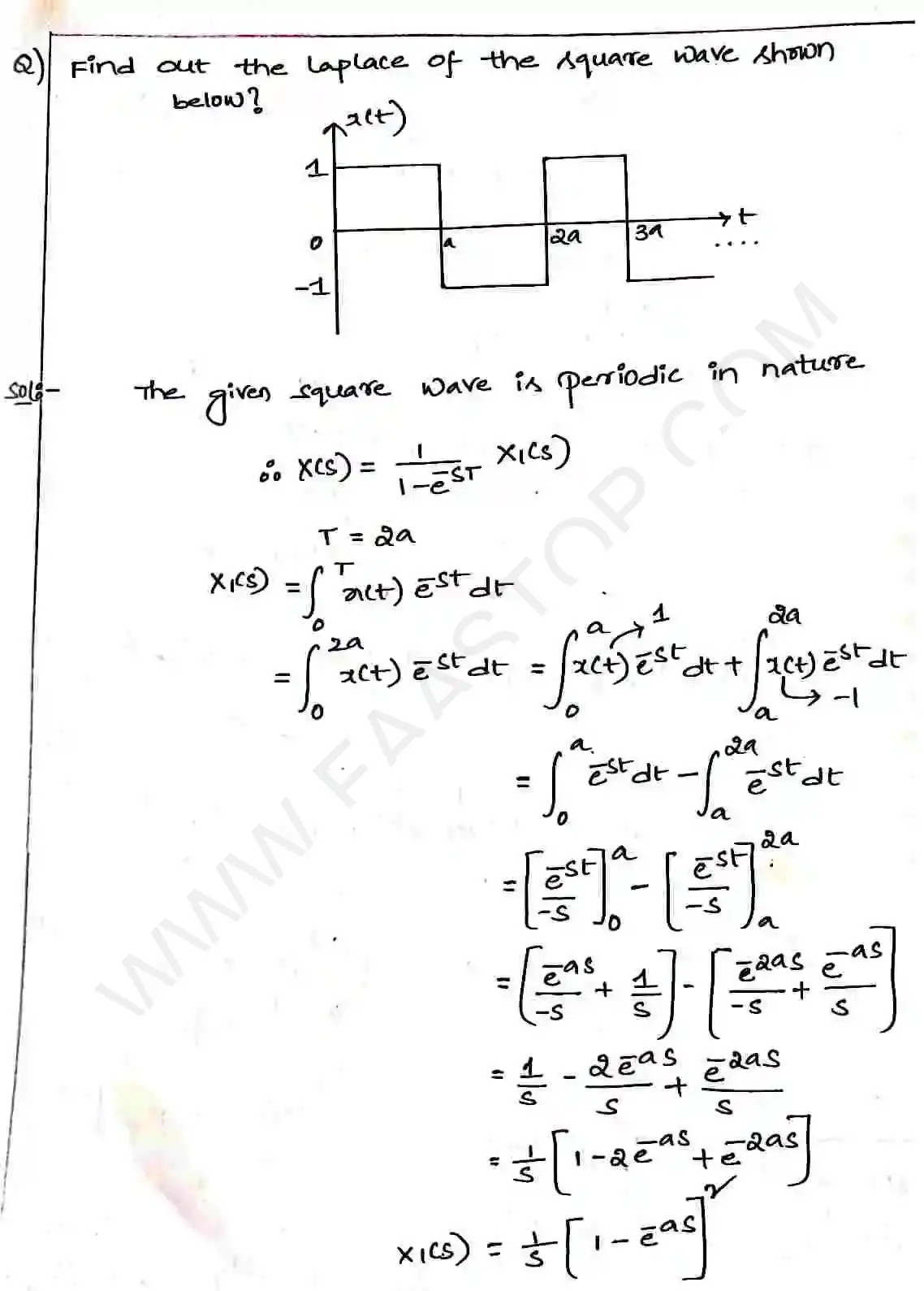 Page 41 of Laplace Transform