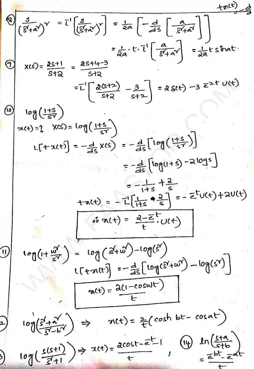 Page 49 of Laplace Transform