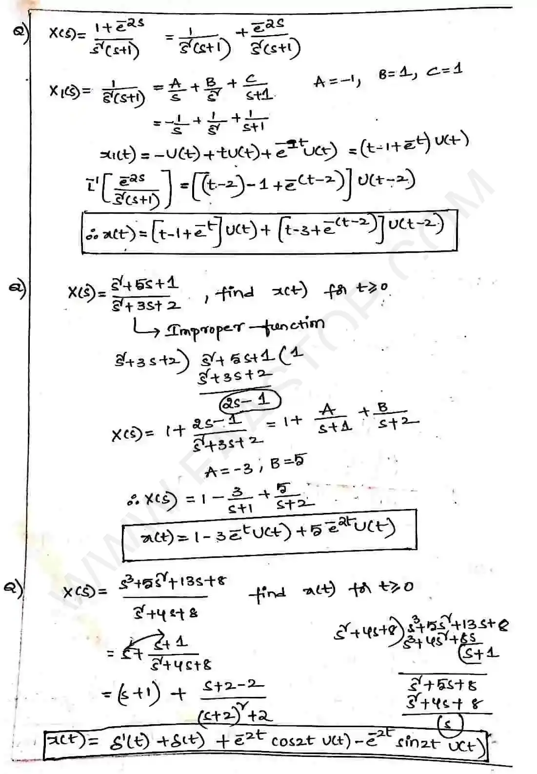 Page 51 of Laplace Transform