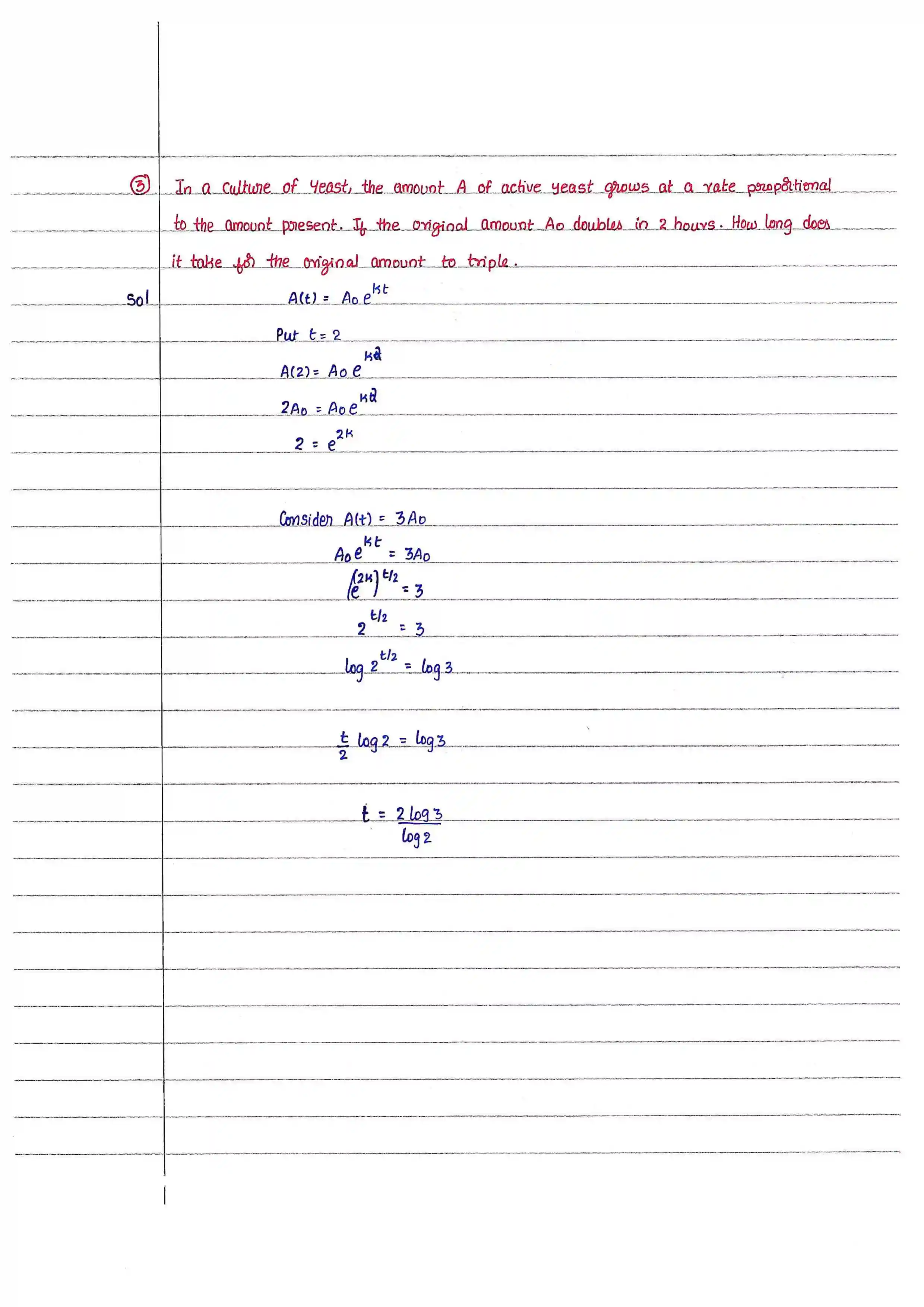 Page 3 of Applications Of Differential Equations
