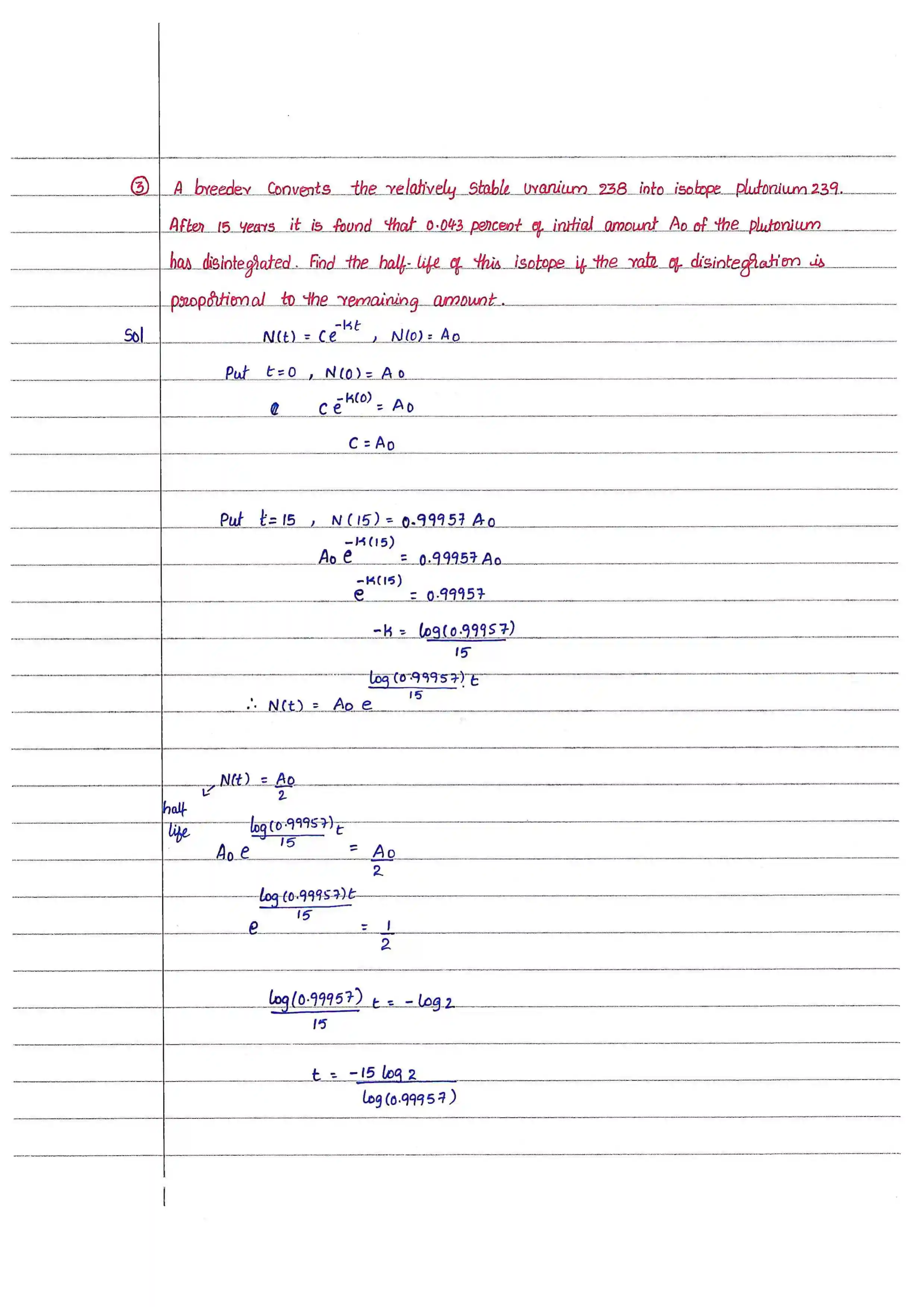 Page 7 of Applications Of Differential Equations