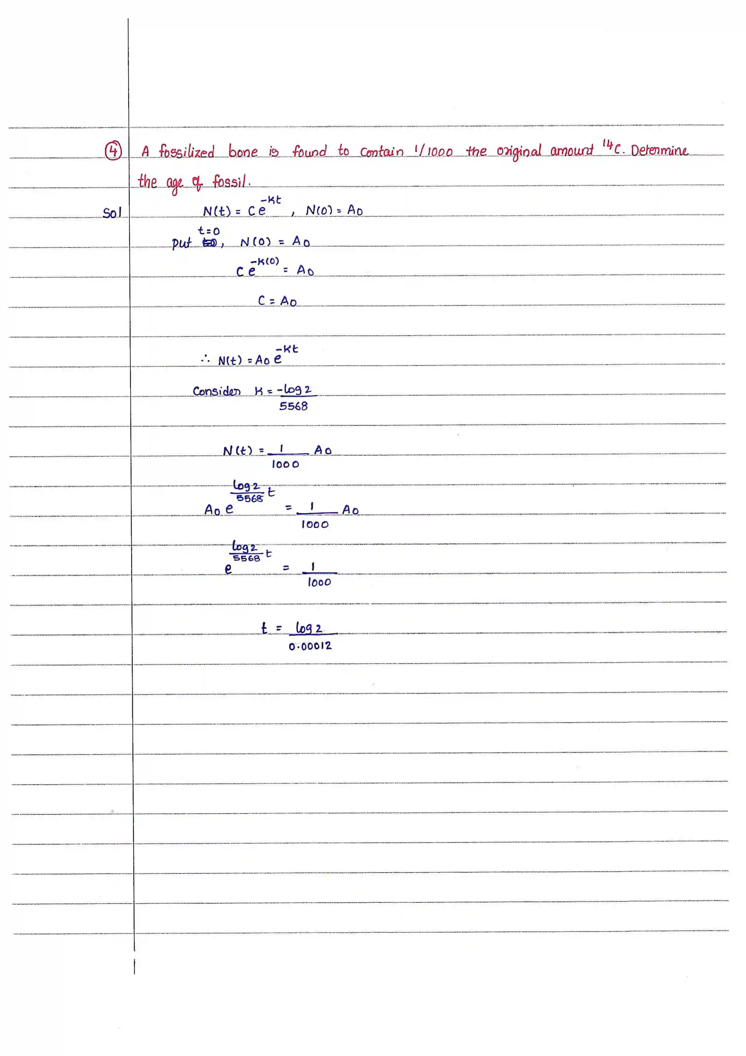 Page 8 of Applications Of Differential Equations