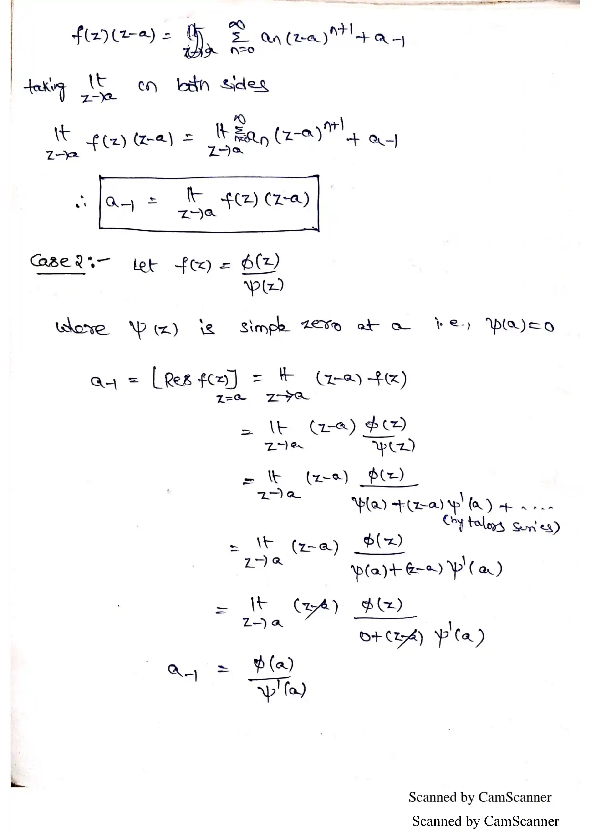 Page 2 of Calculus Of Residues