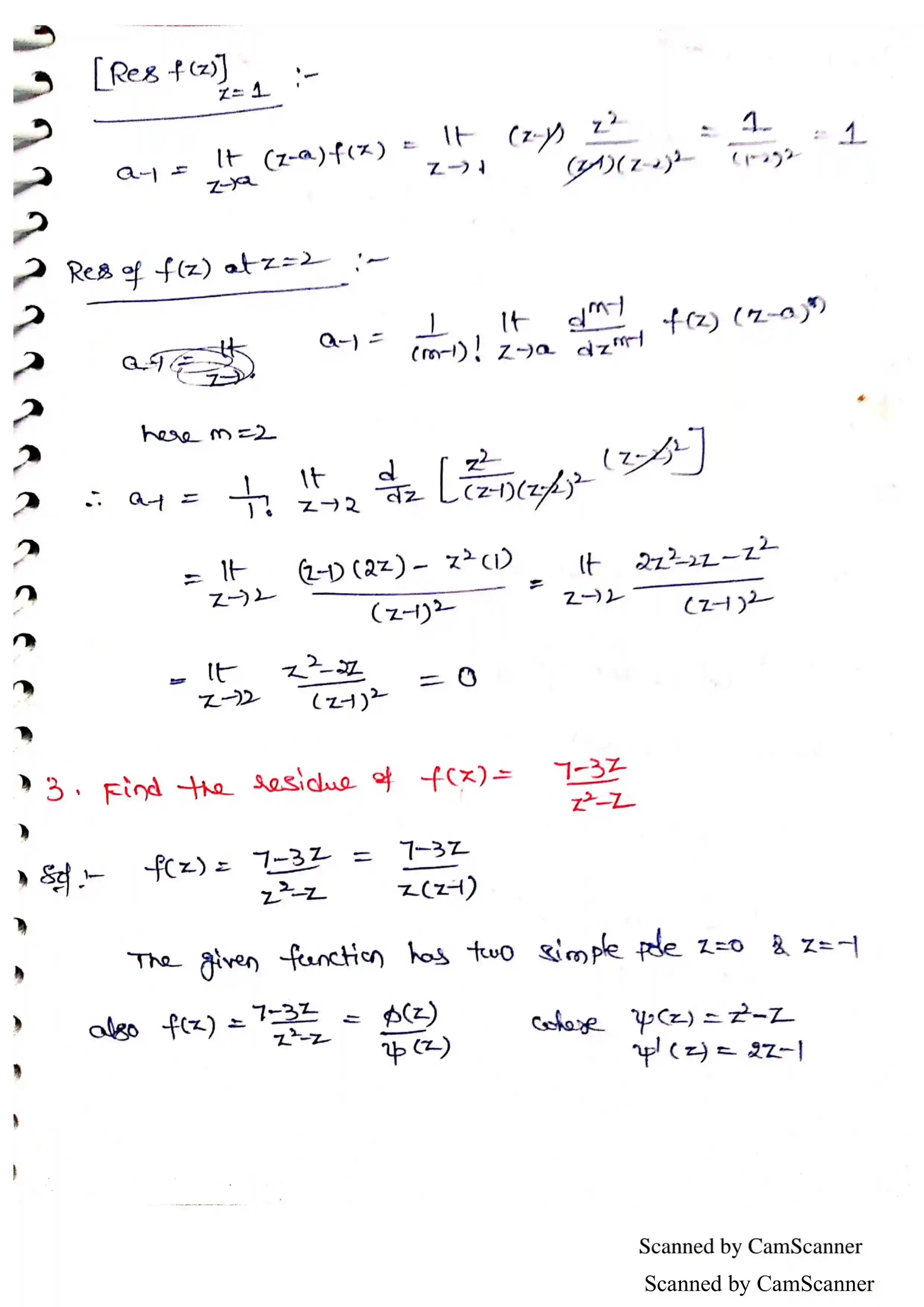 Page 5 of Calculus Of Residues