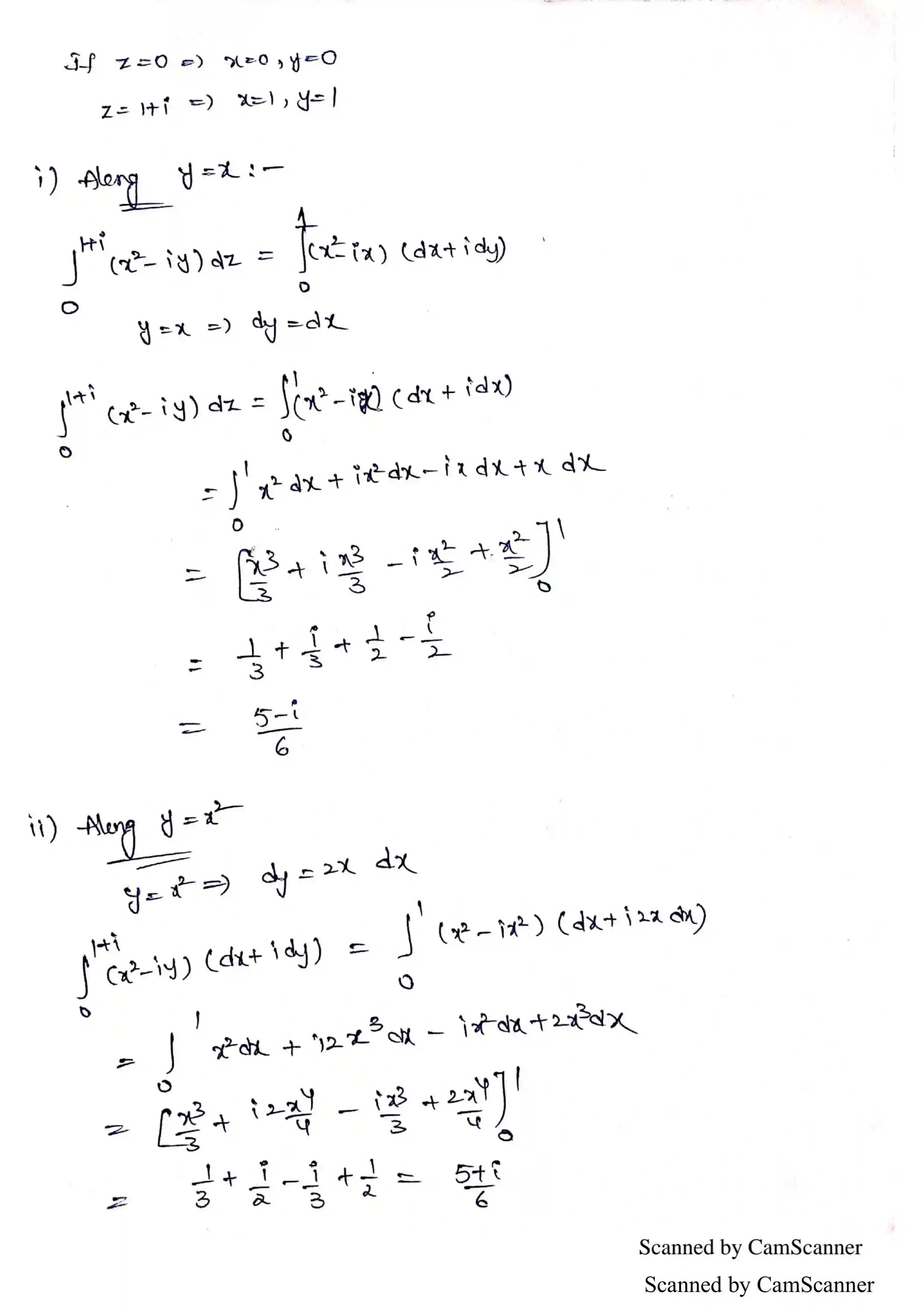 Page 3 of Complex Integration