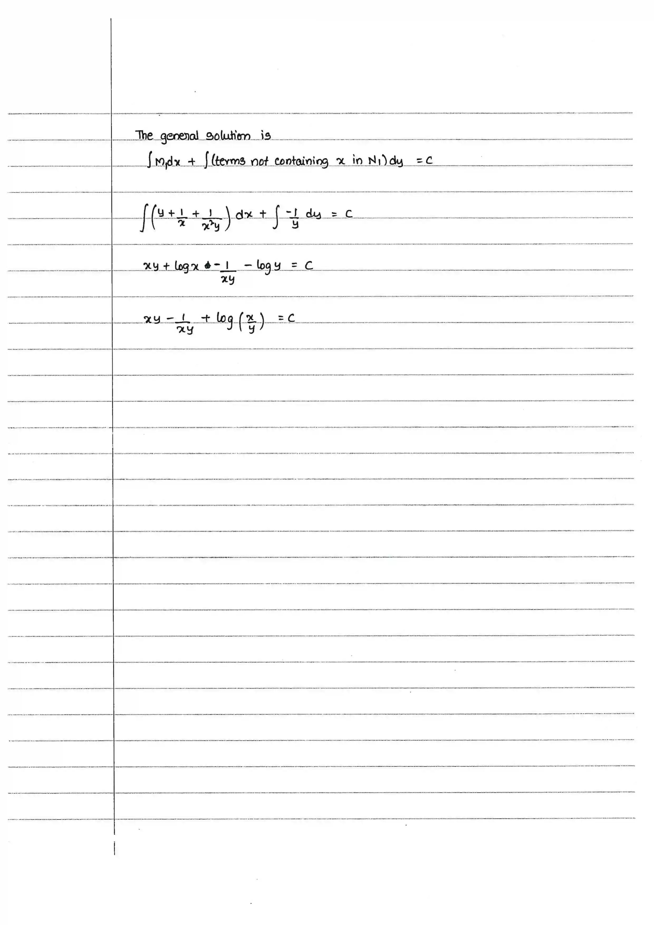 Page 21 of Exact Differential Equations