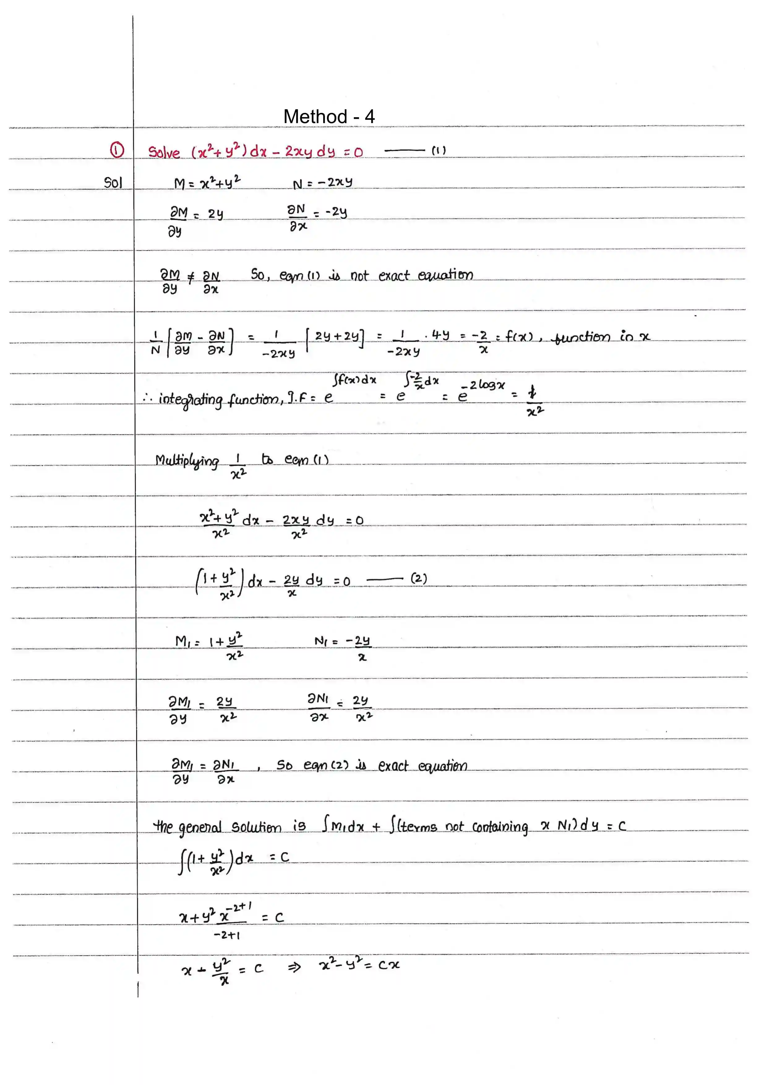 Page 25 of Exact Differential Equations