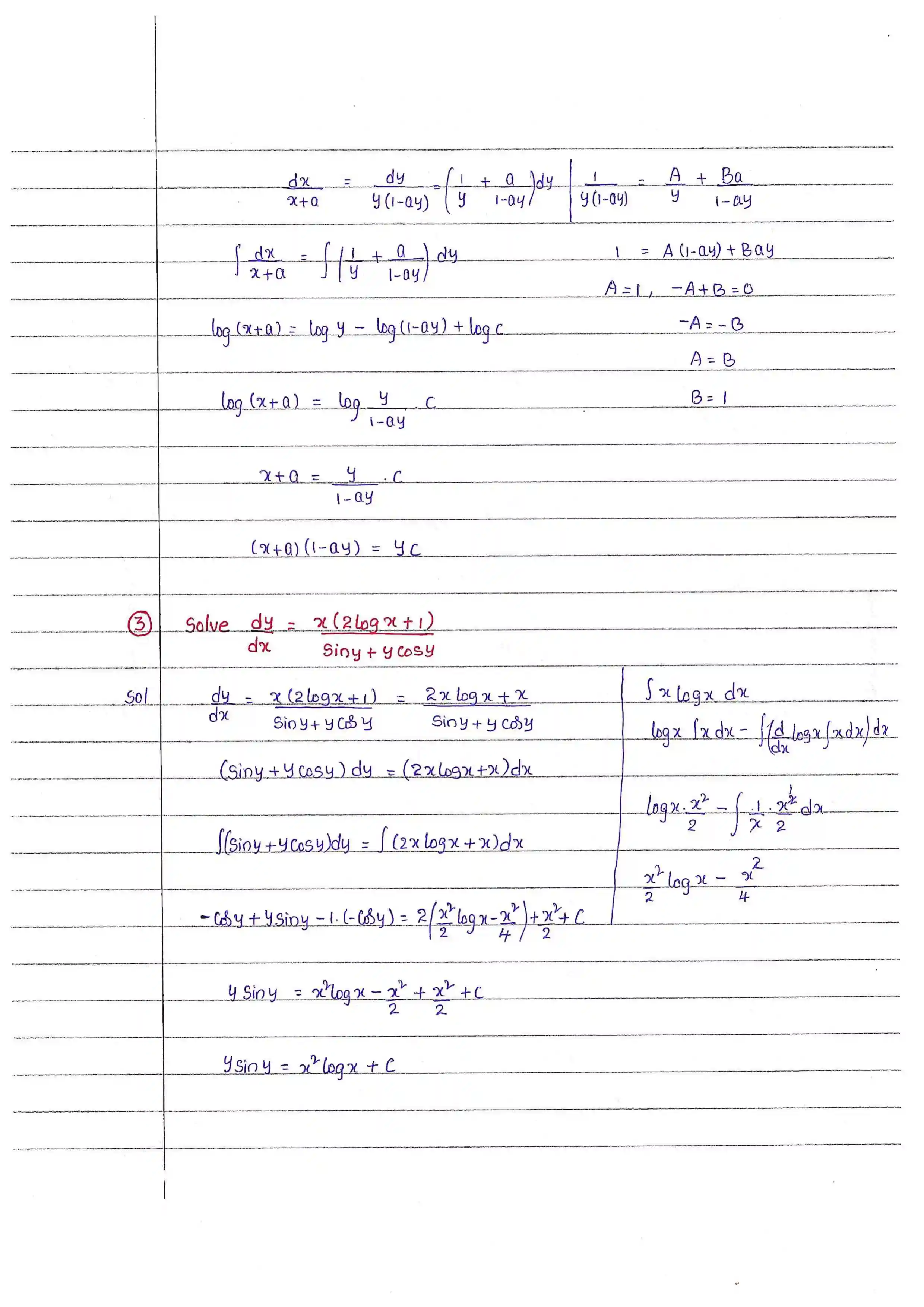 Page 2 of First order Differential Equations