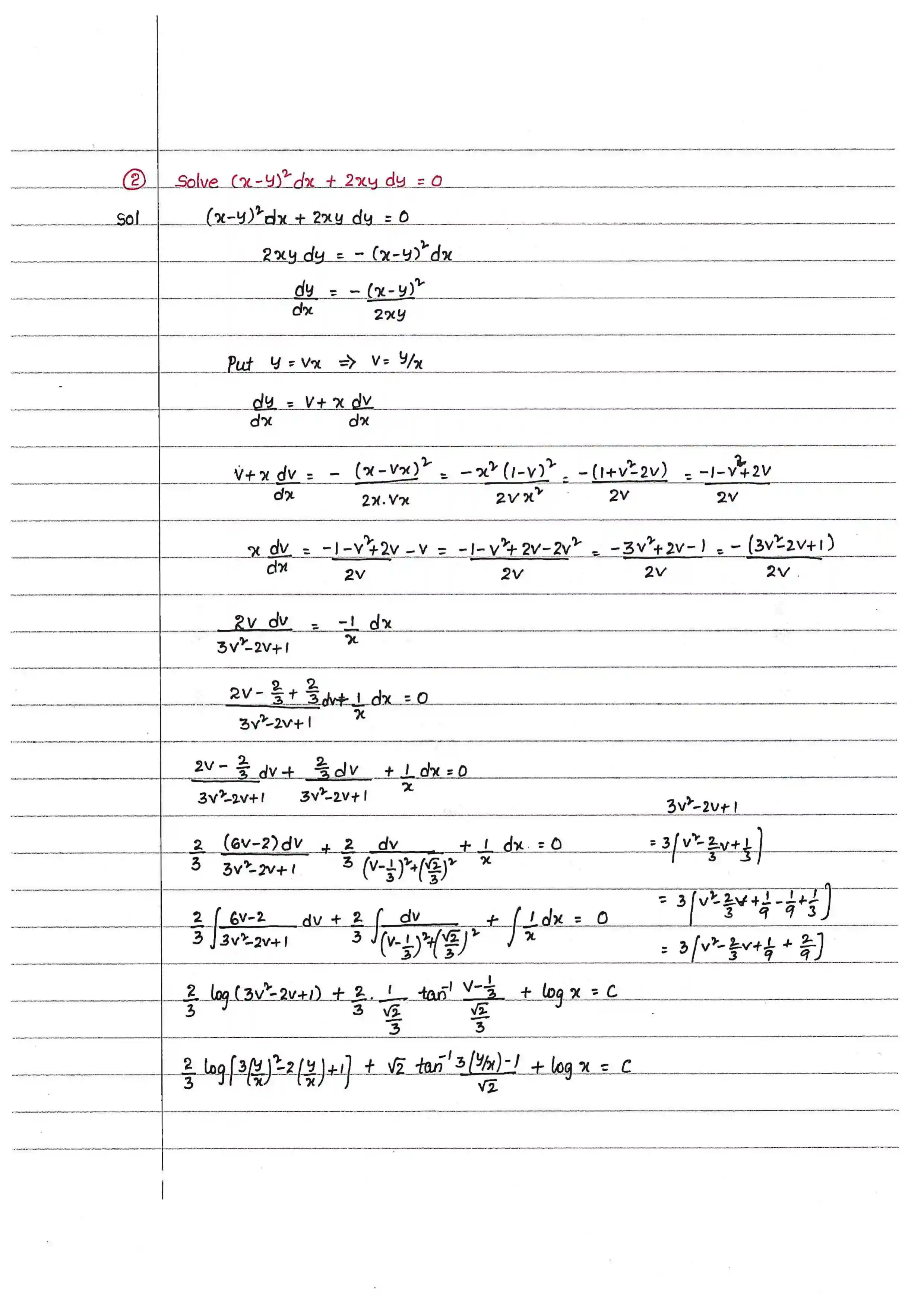 Page 7 of First order Differential Equations