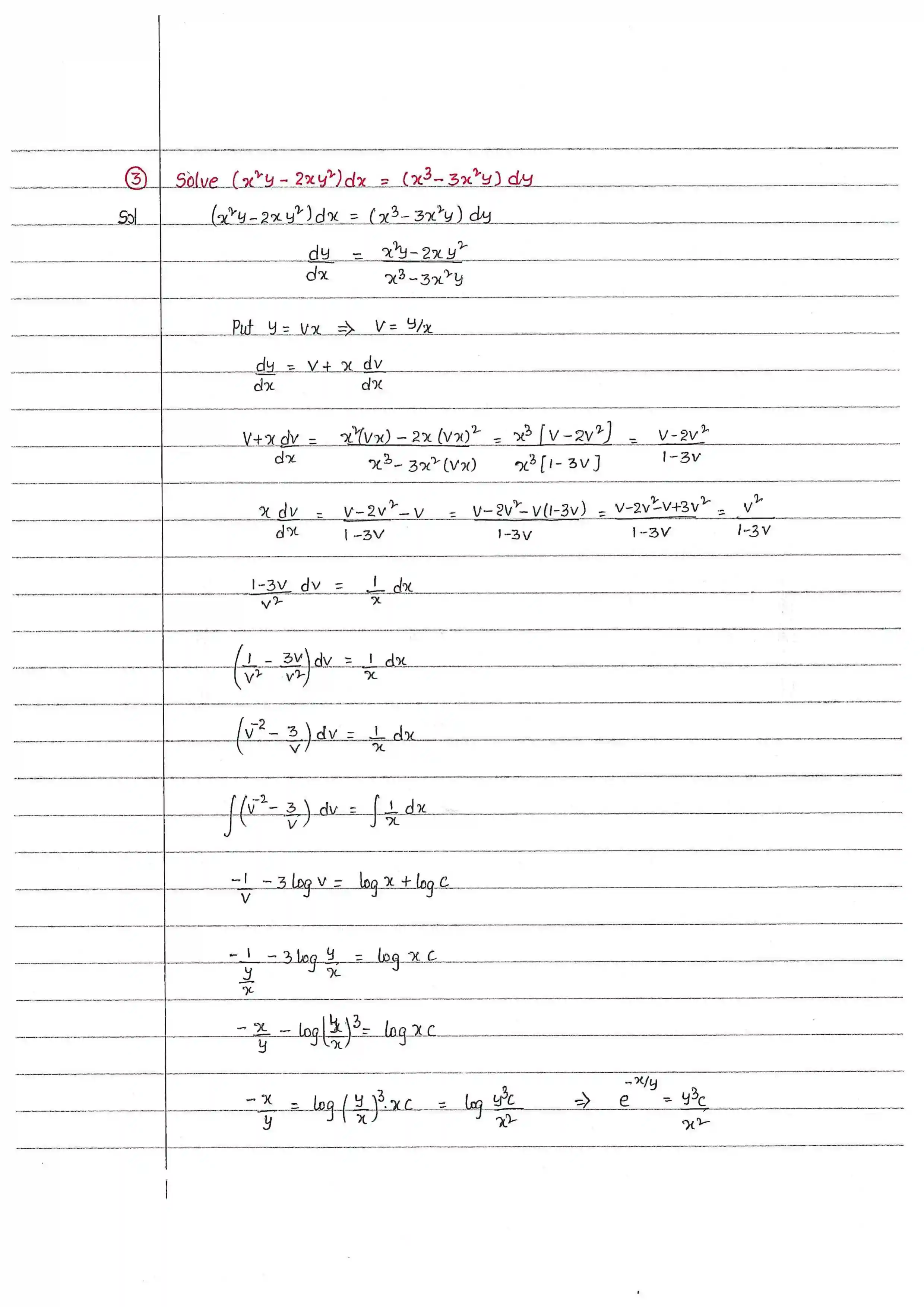 Page 8 of First order Differential Equations