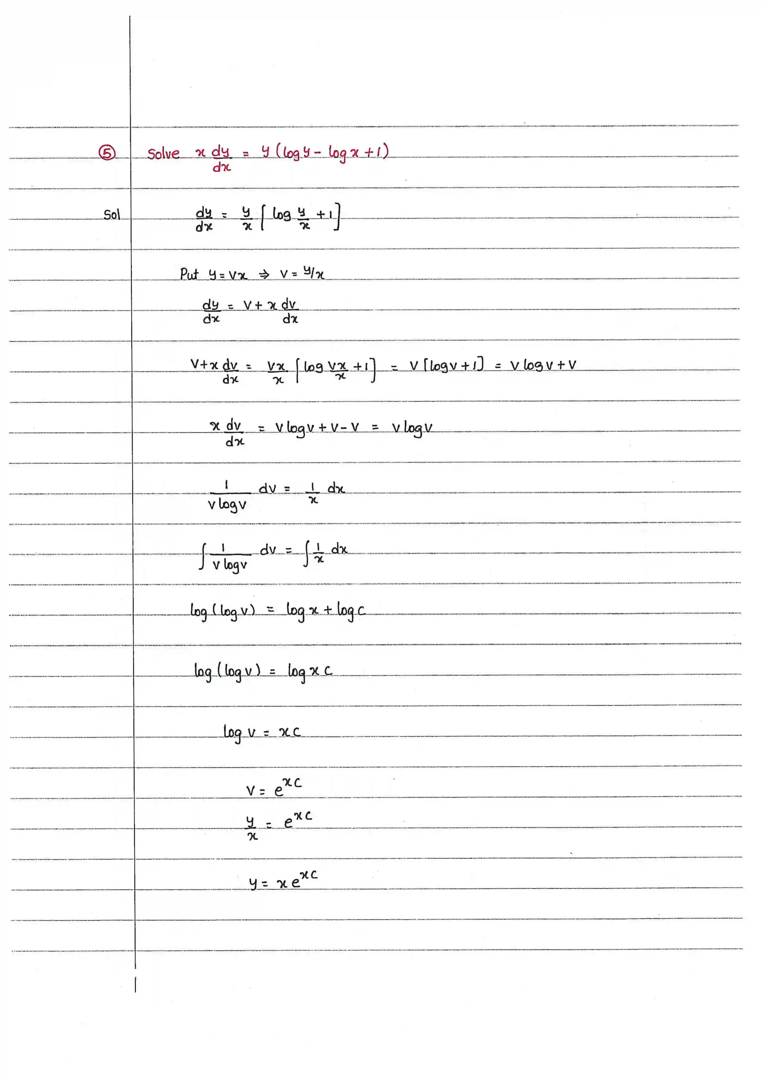 Page 10 of First order Differential Equations