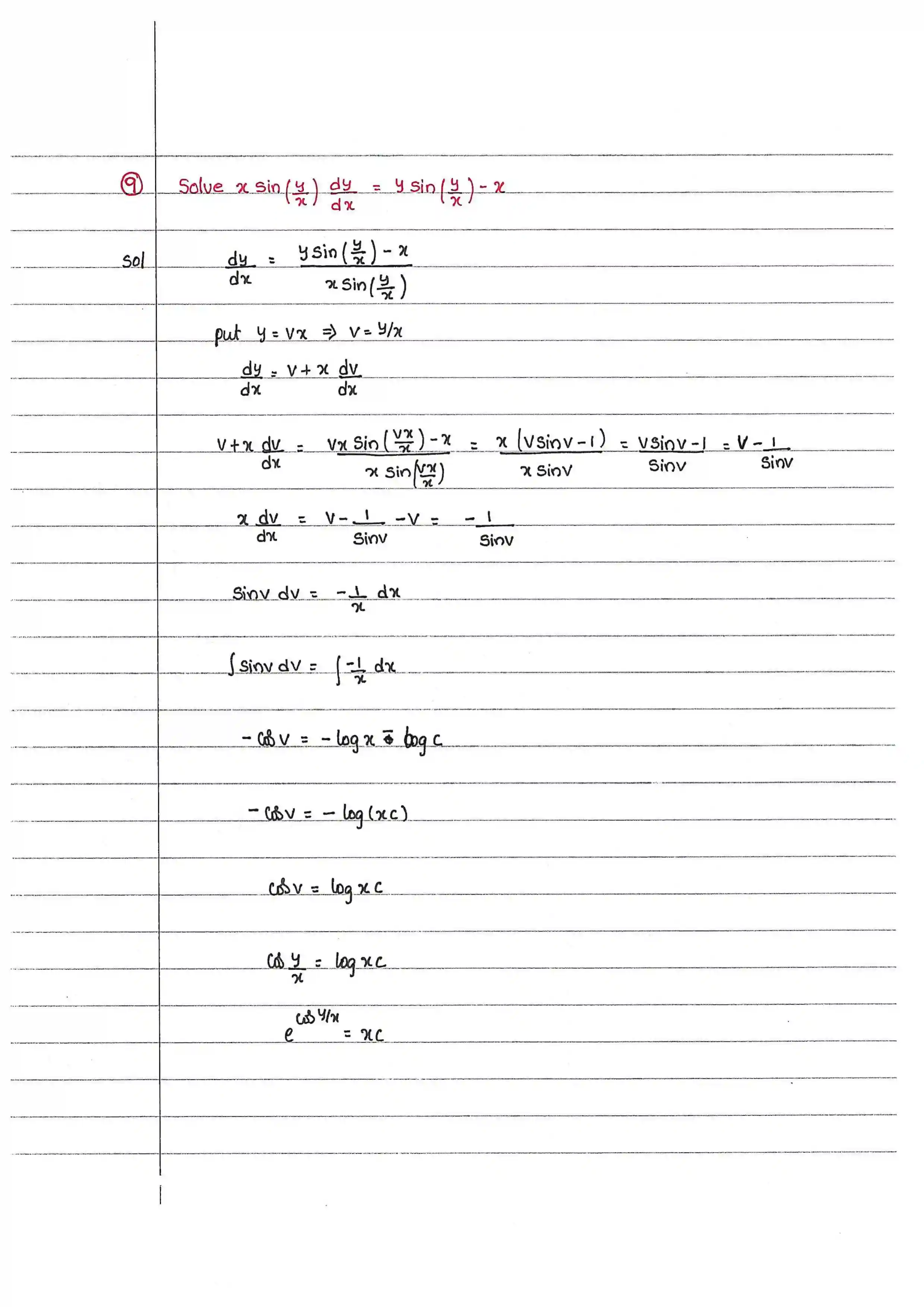Page 14 of First order Differential Equations