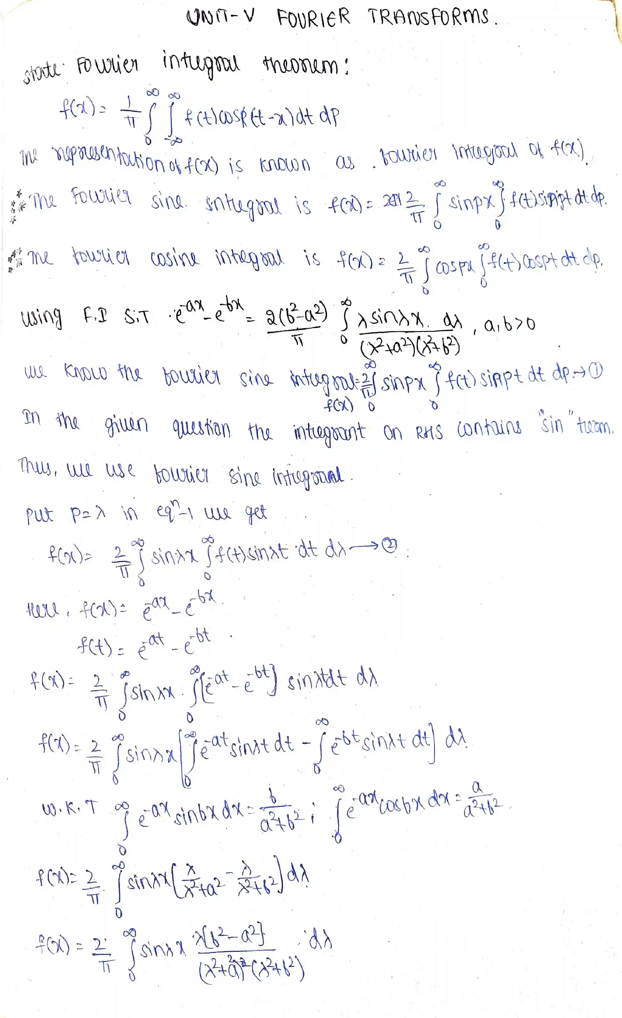 Page 1 of Fourier transform