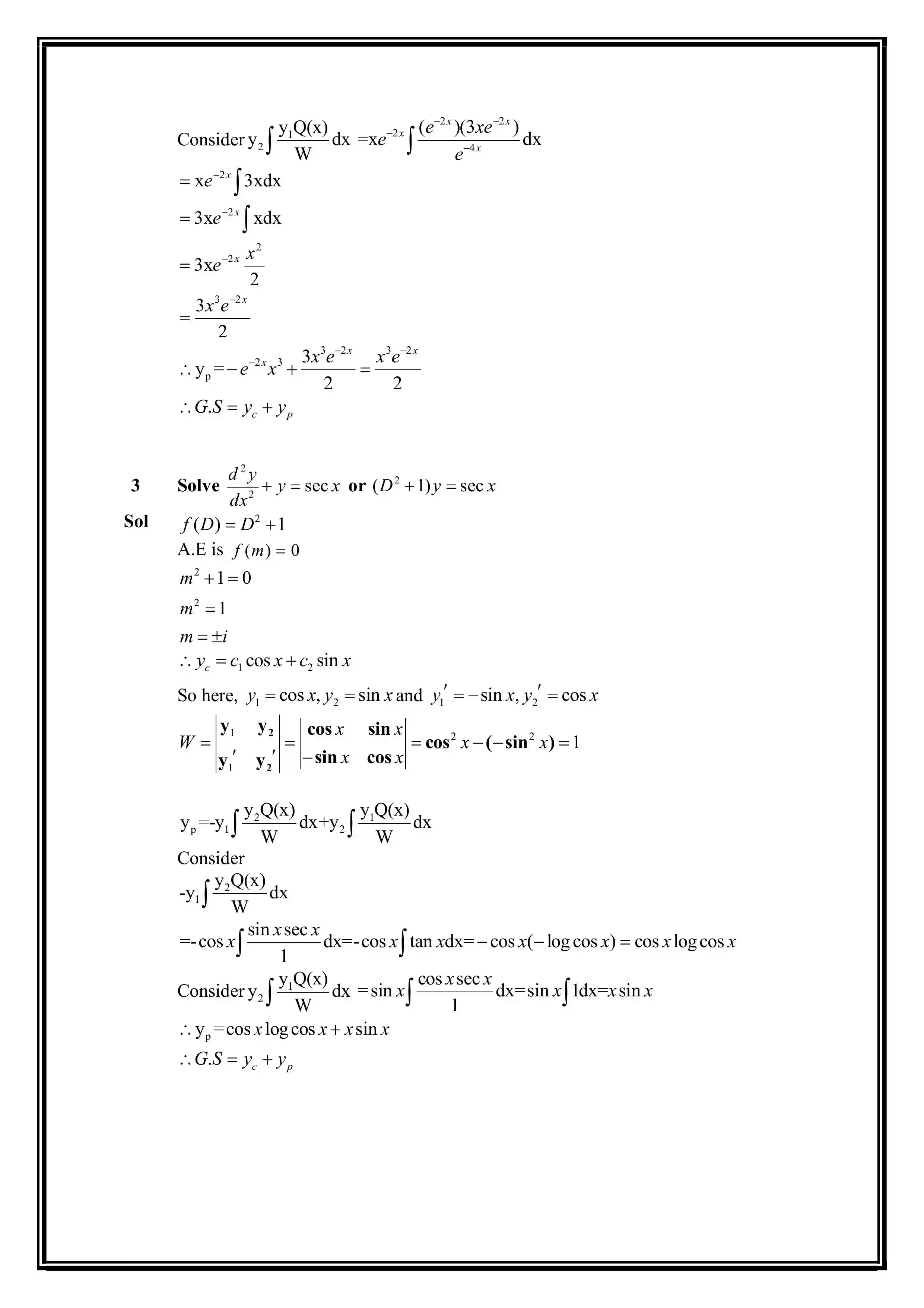 Page 3 of Higher Order DE Continue