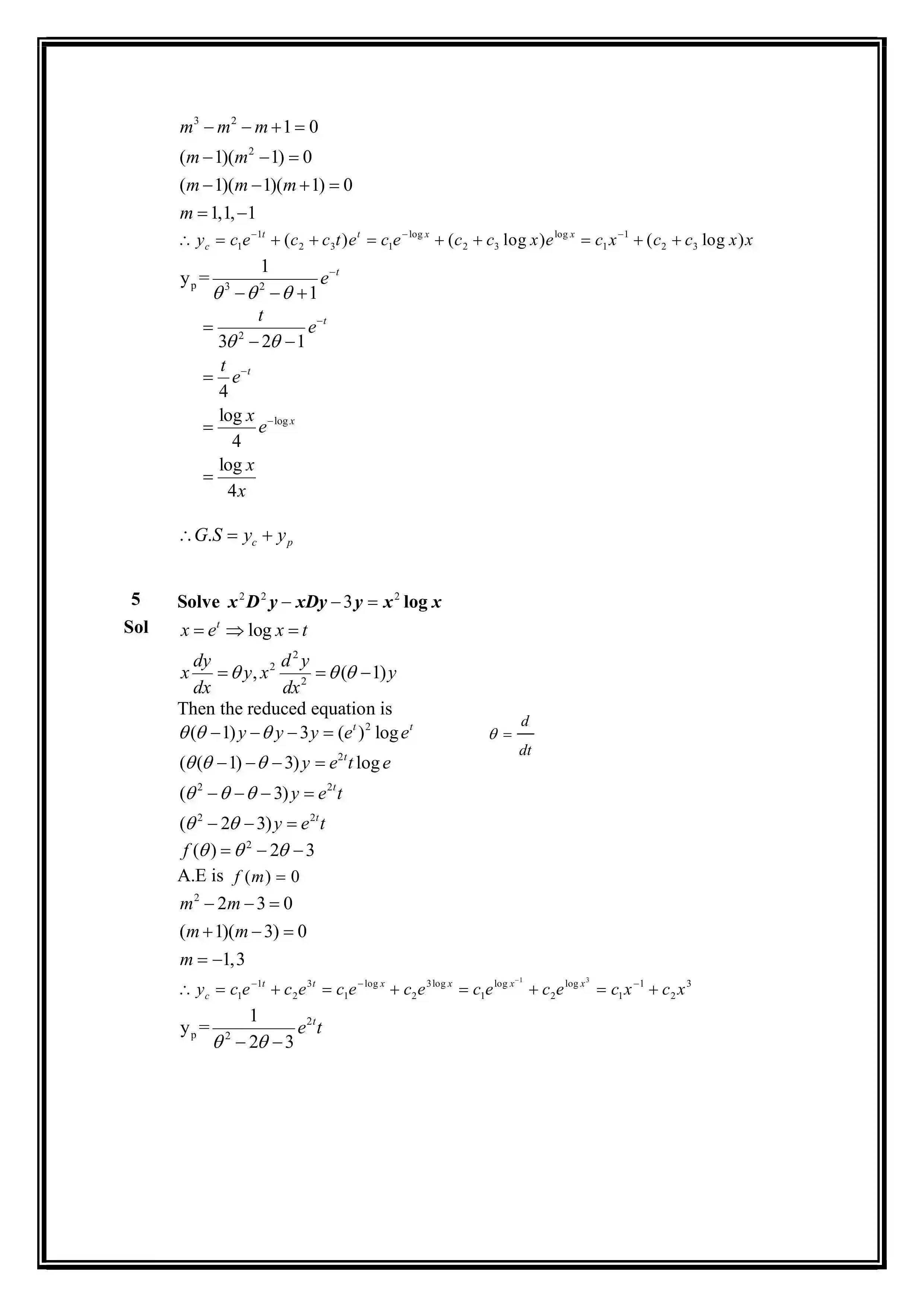 Page 13 of Higher Order DE Continue