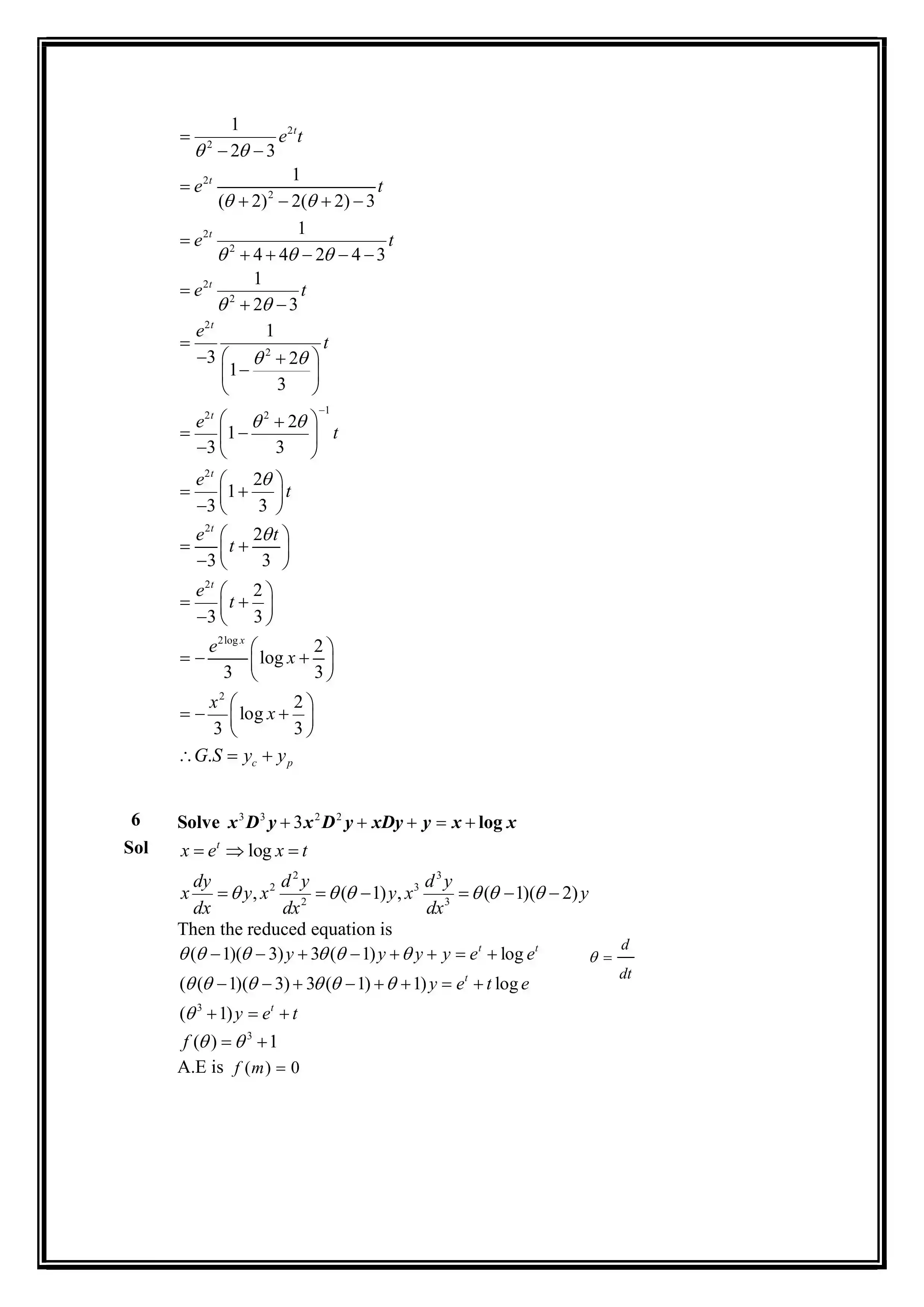 Page 14 of Higher Order DE Continue