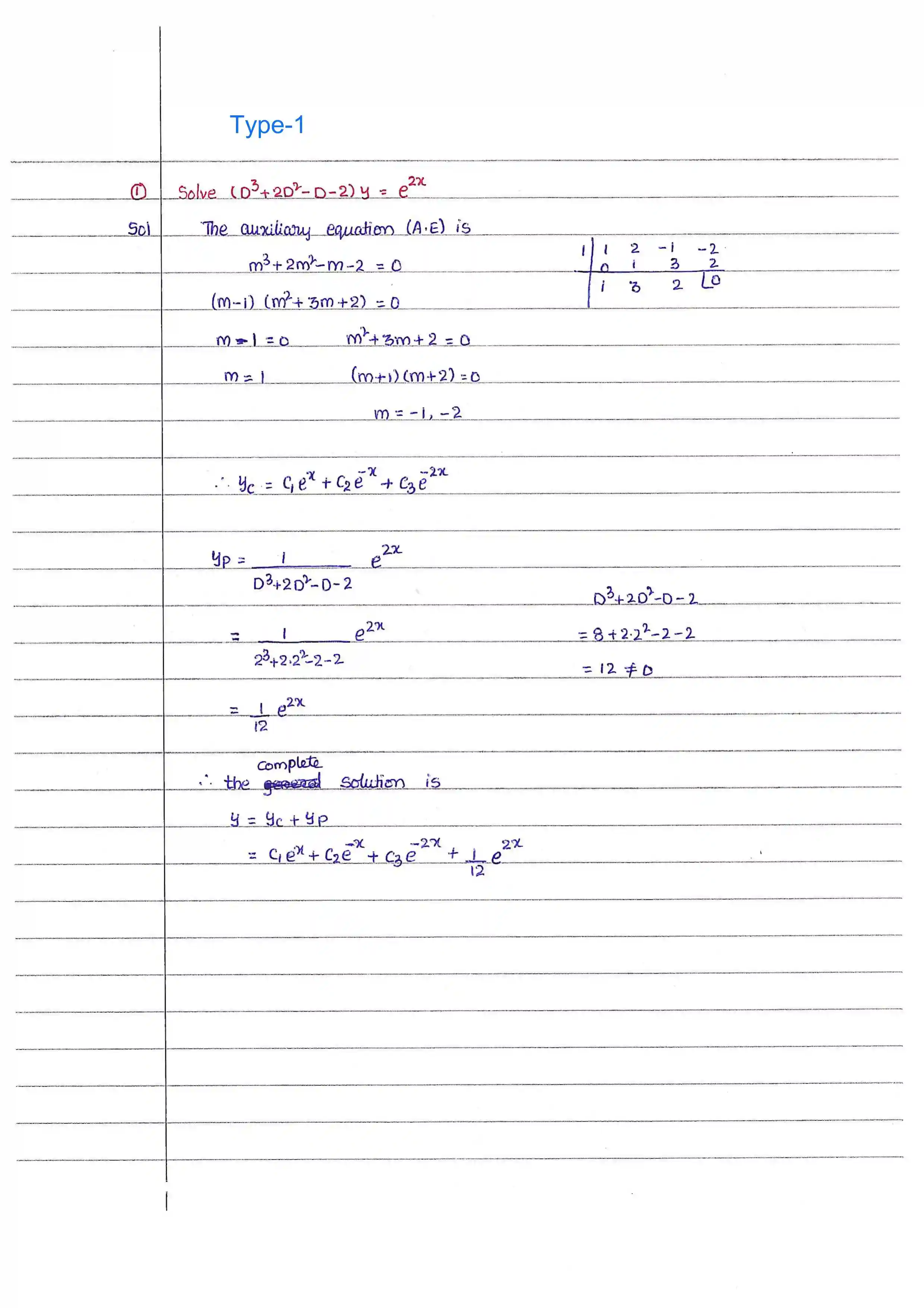 Page 10 of Higher Order Differential Equation