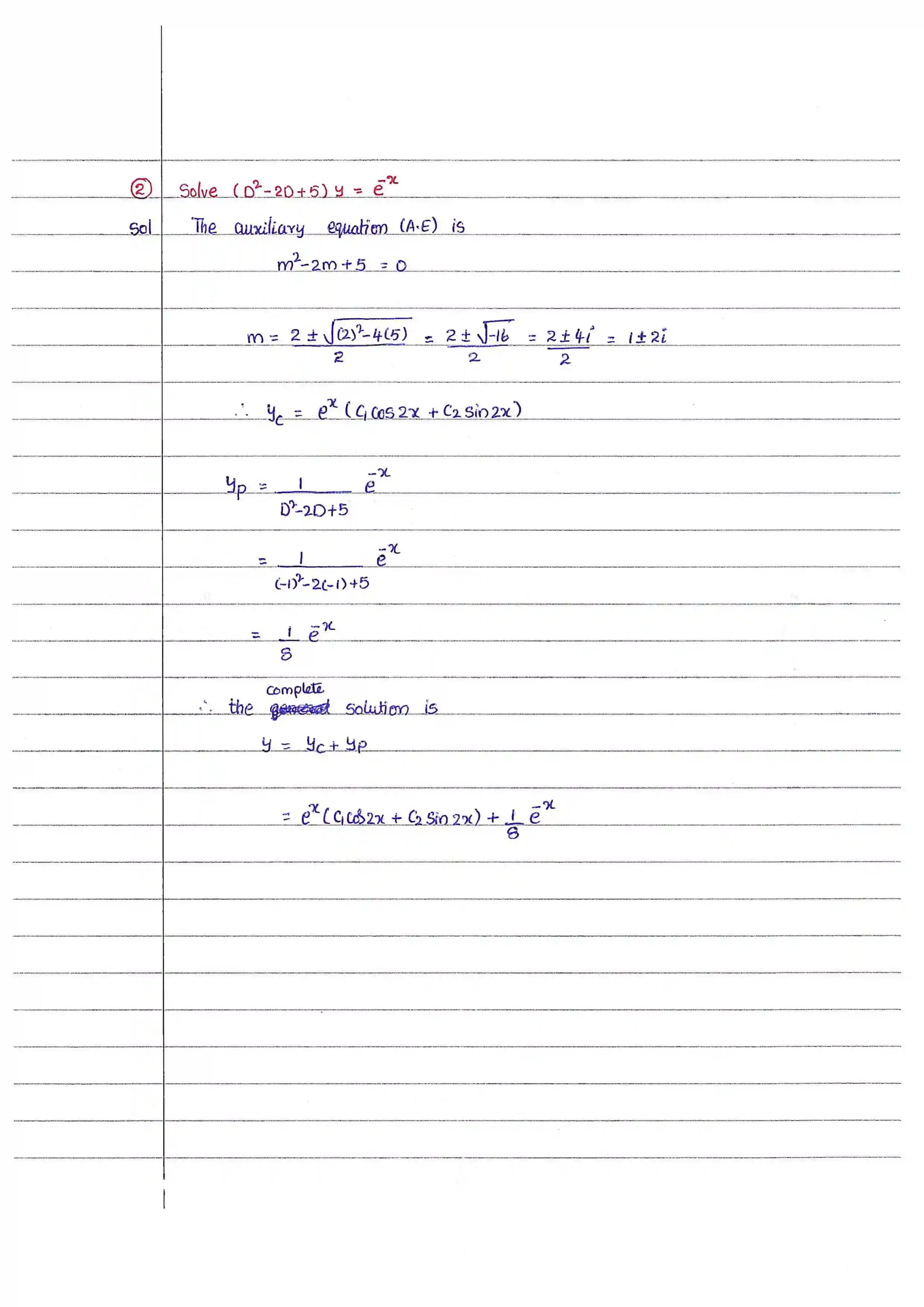 Page 11 of Higher Order Differential Equation