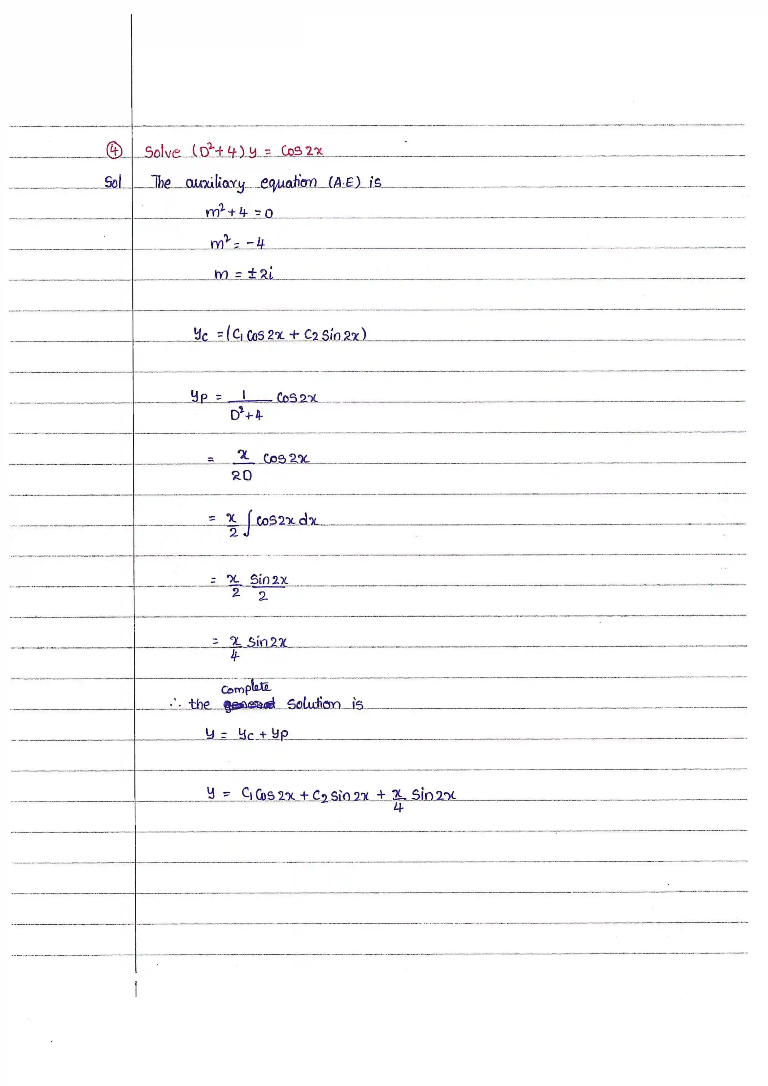 Page 22 of Higher Order Differential Equation
