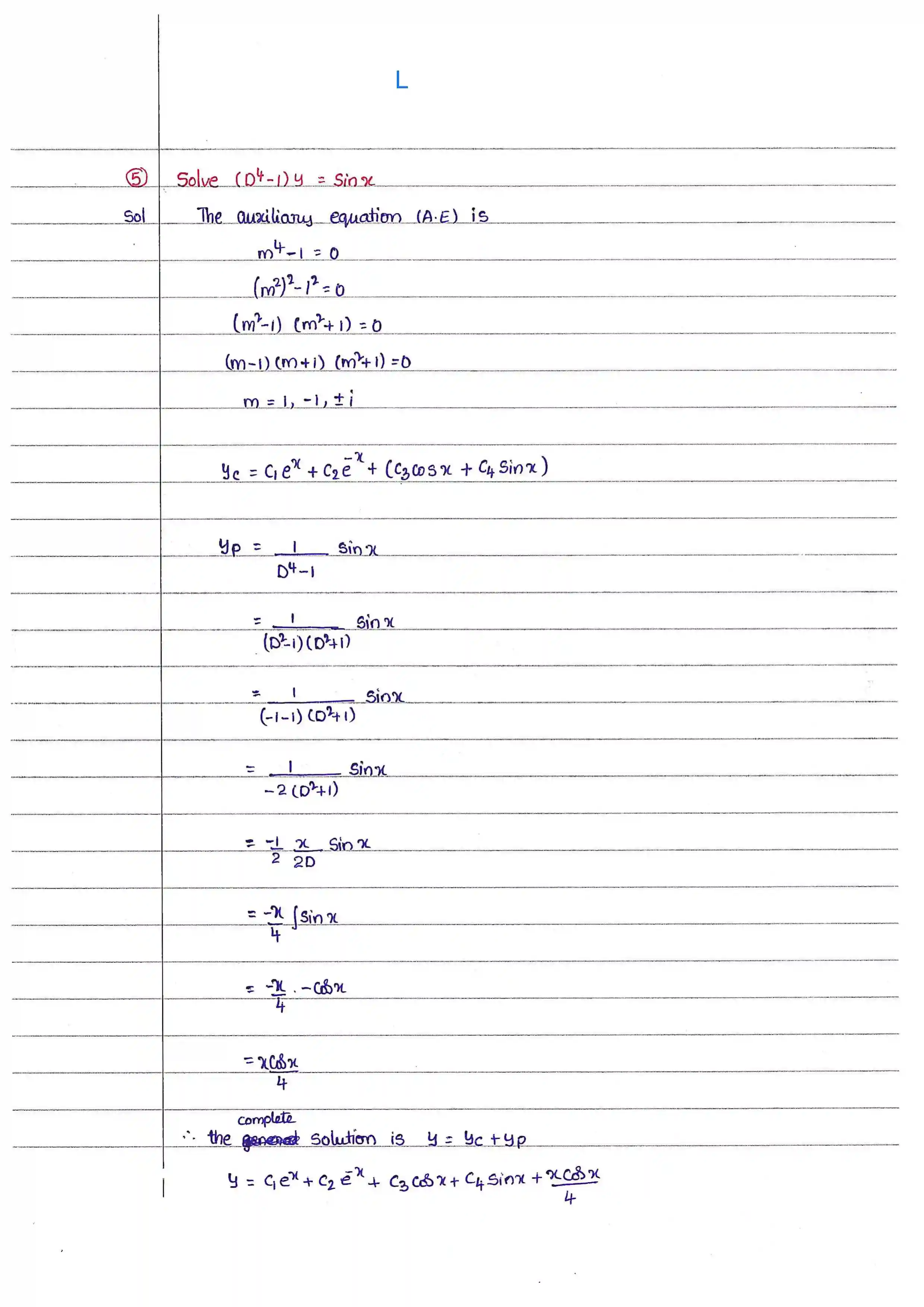 Page 23 of Higher Order Differential Equation