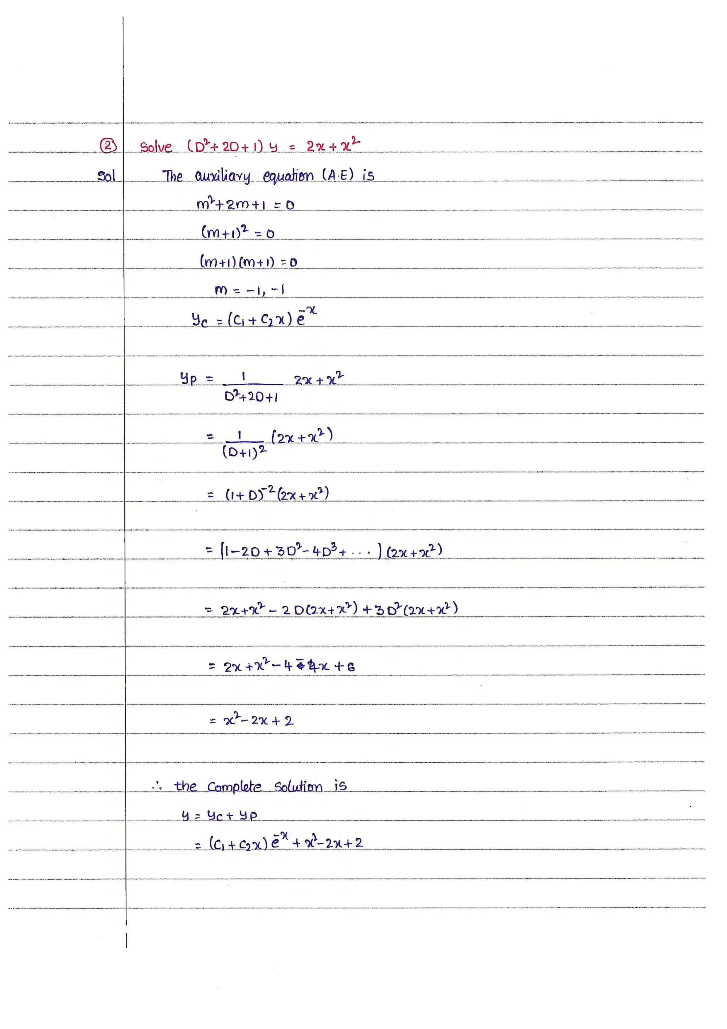 Page 25 of Higher Order Differential Equation