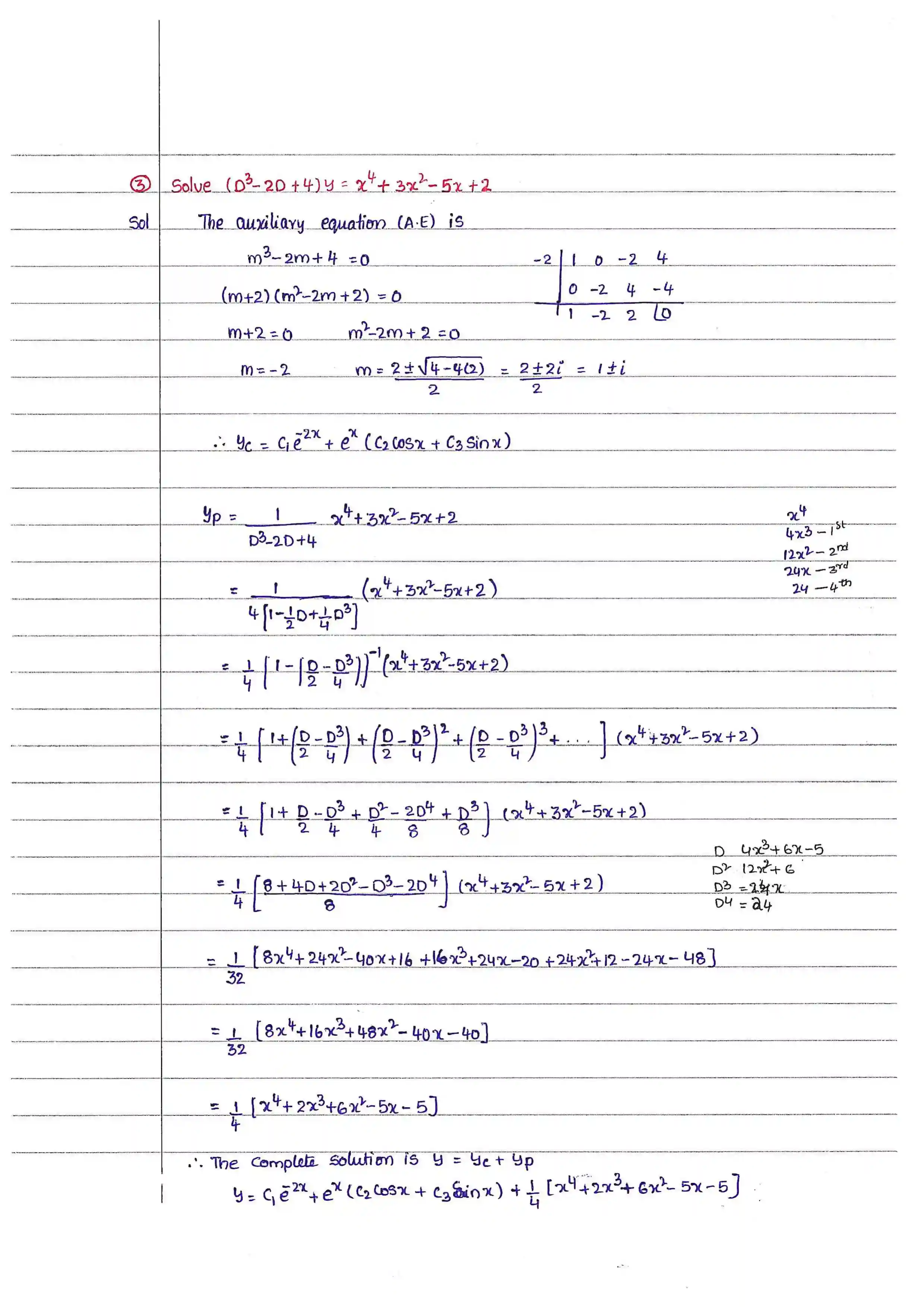 Page 26 of Higher Order Differential Equation