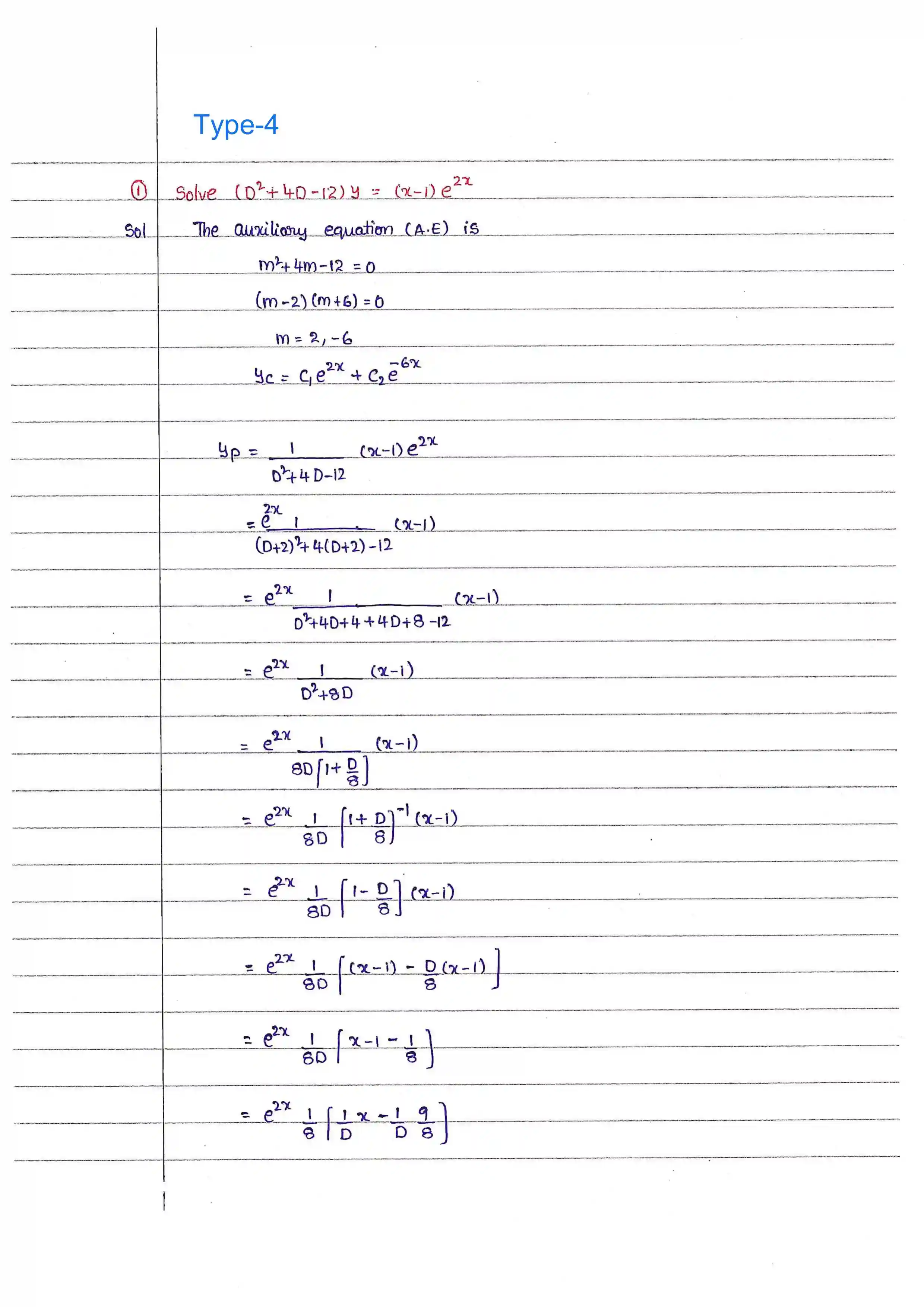 Page 30 of Higher Order Differential Equation