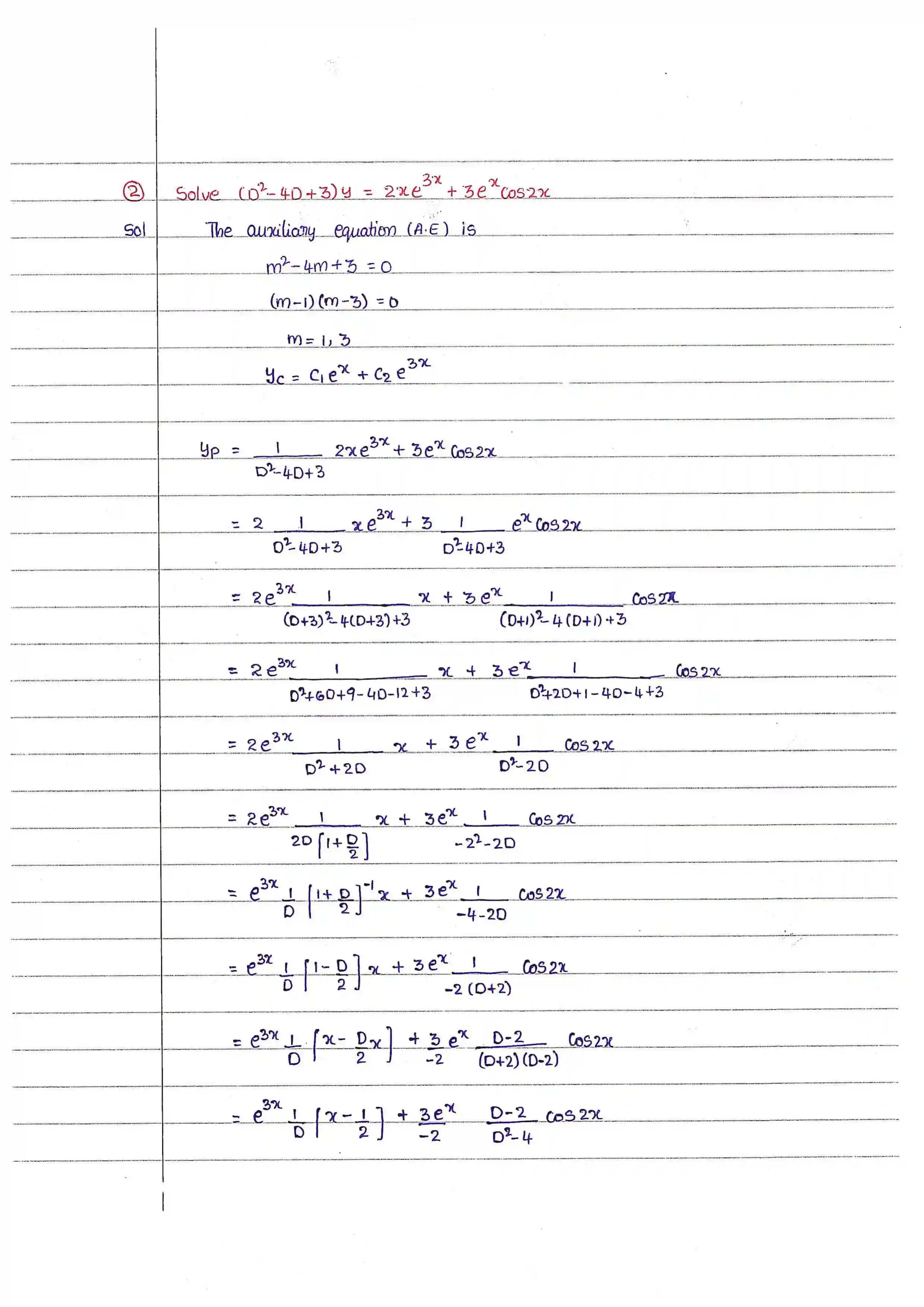Page 32 of Higher Order Differential Equation