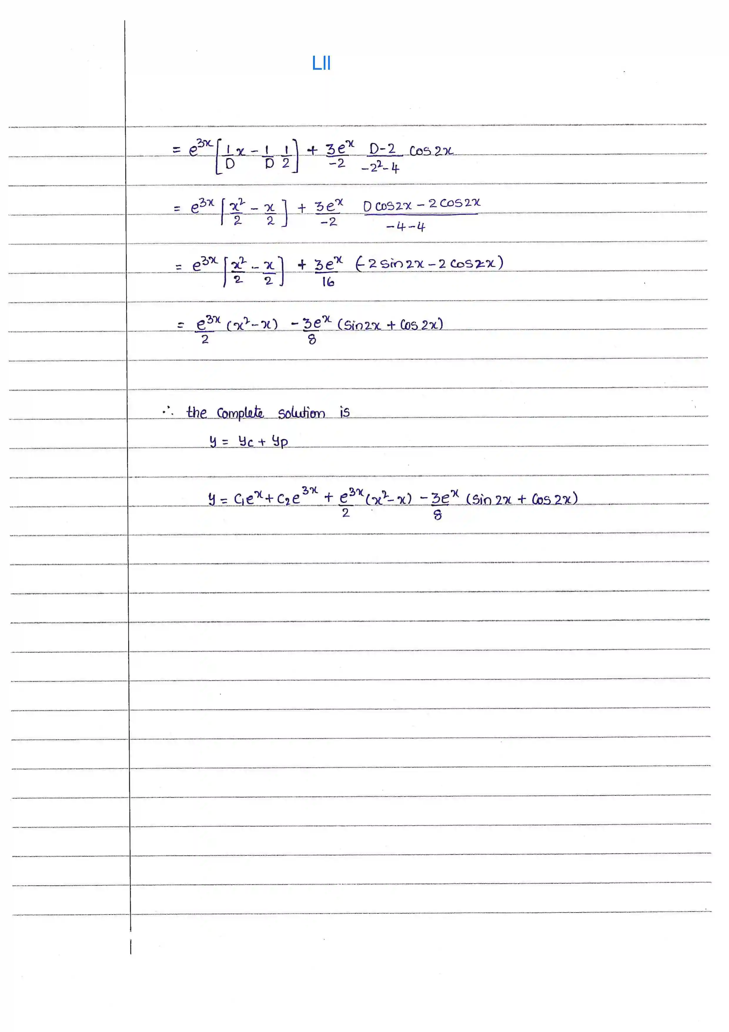 Page 33 of Higher Order Differential Equation