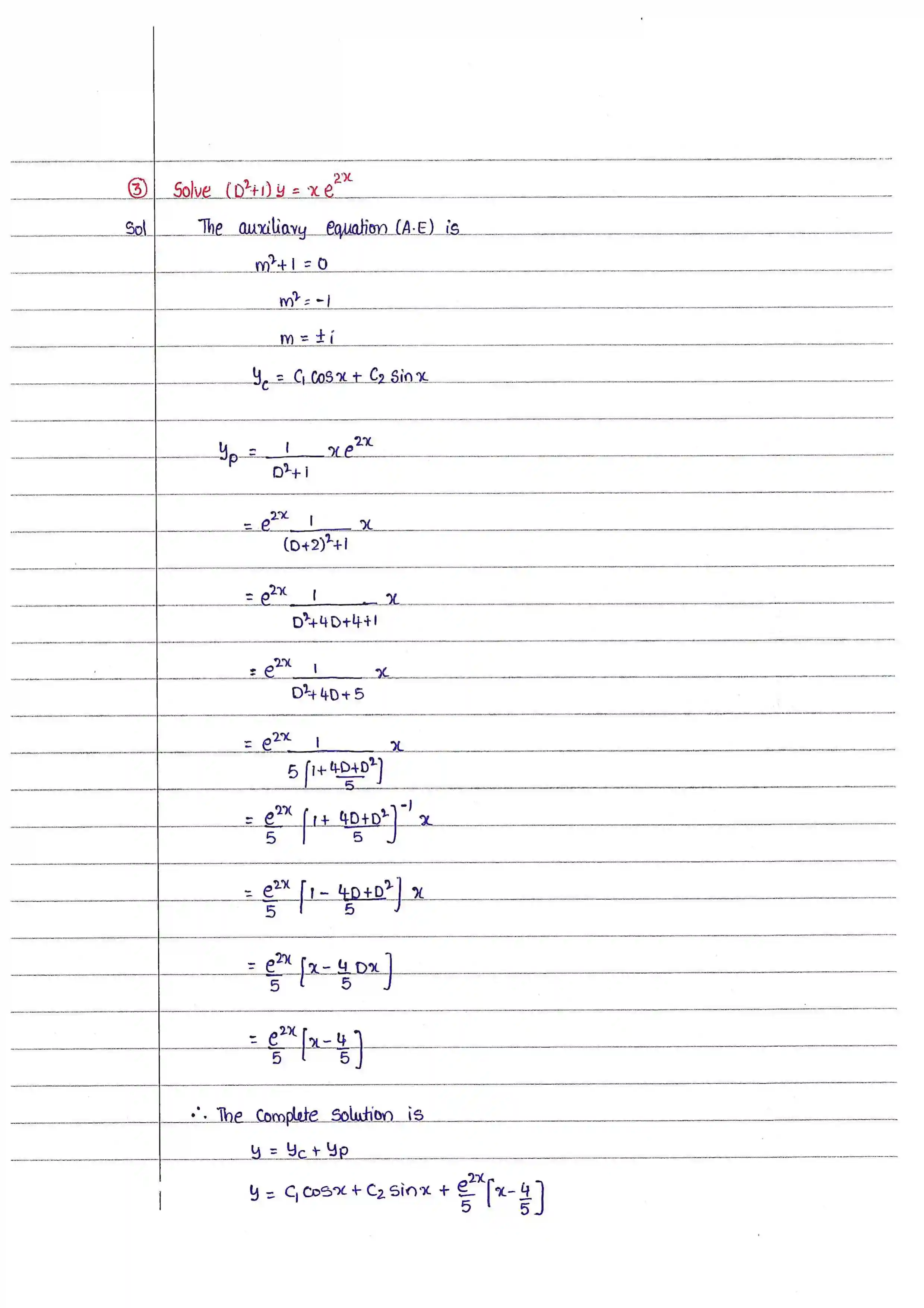 Page 34 of Higher Order Differential Equation