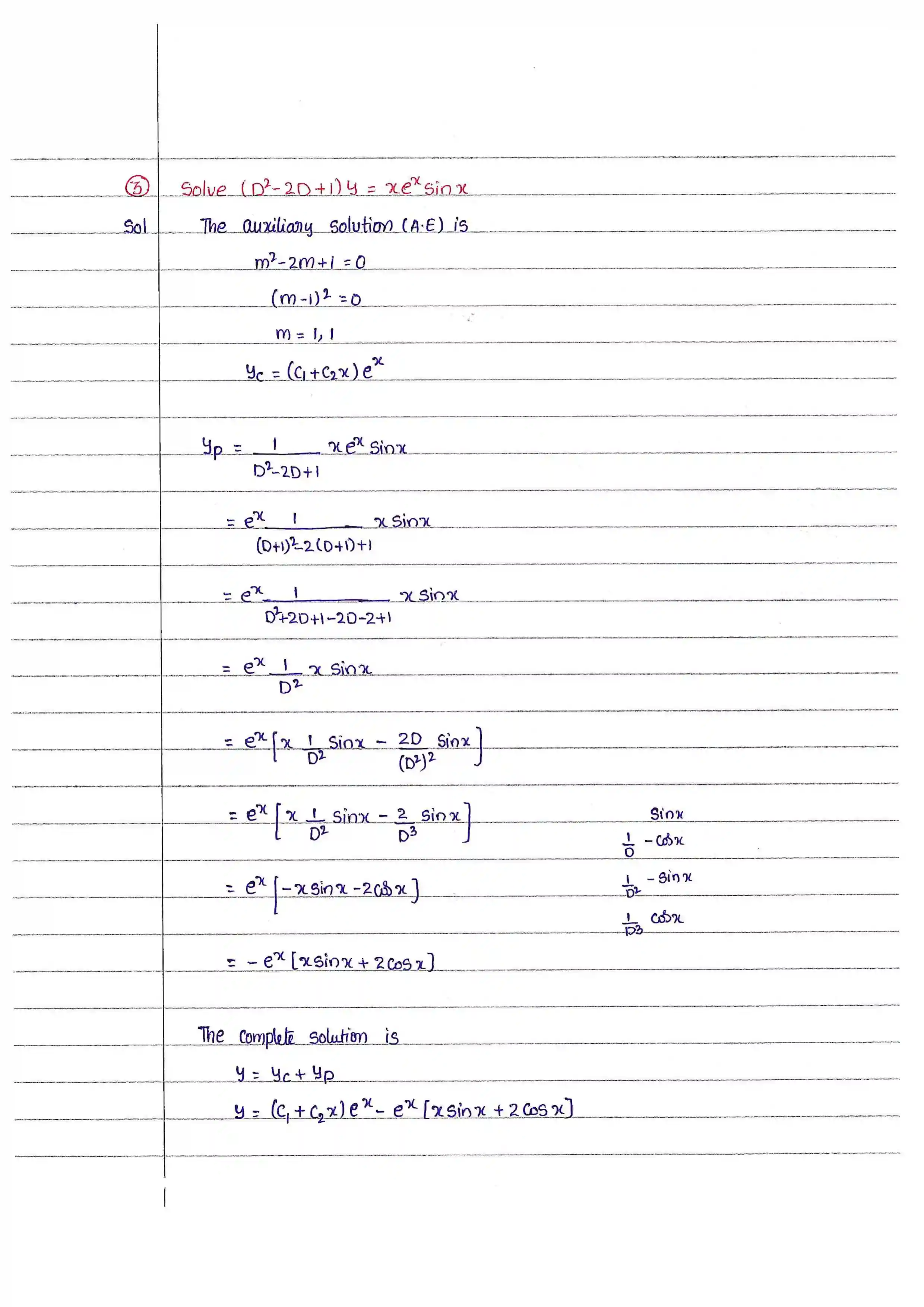 Page 41 of Higher Order Differential Equation