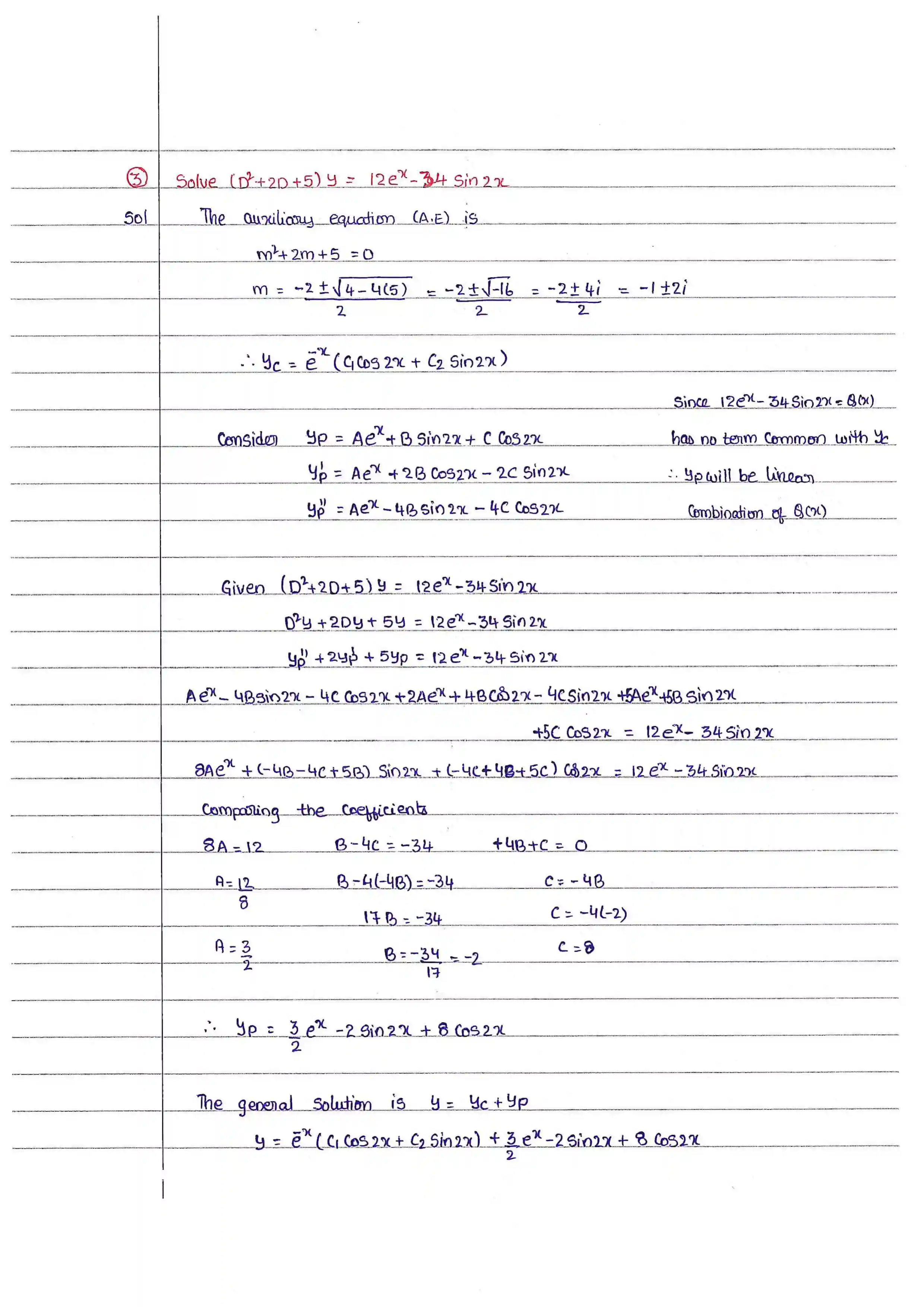 Page 48 of Higher Order Differential Equation