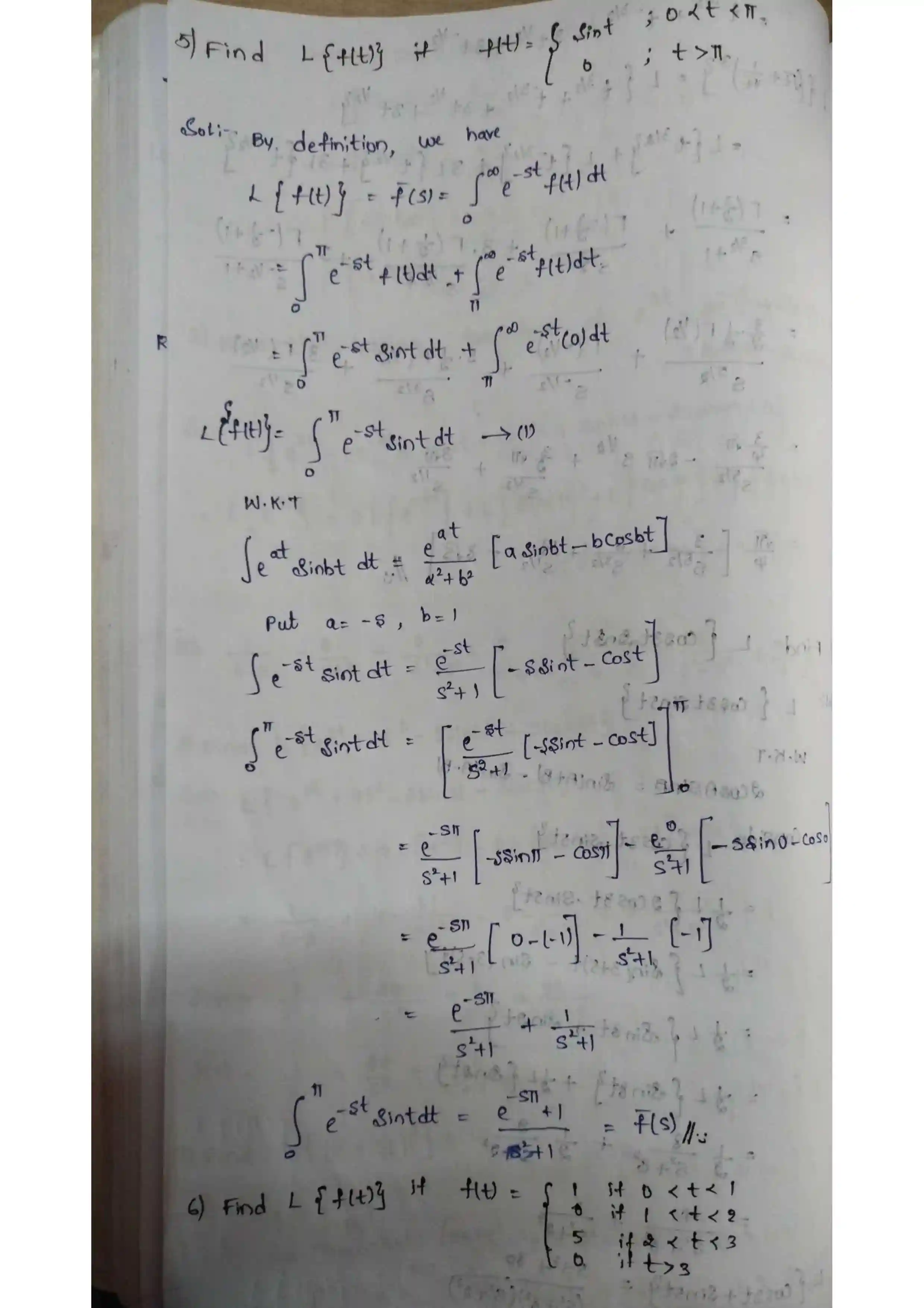 Page 6 of Laplace Transform