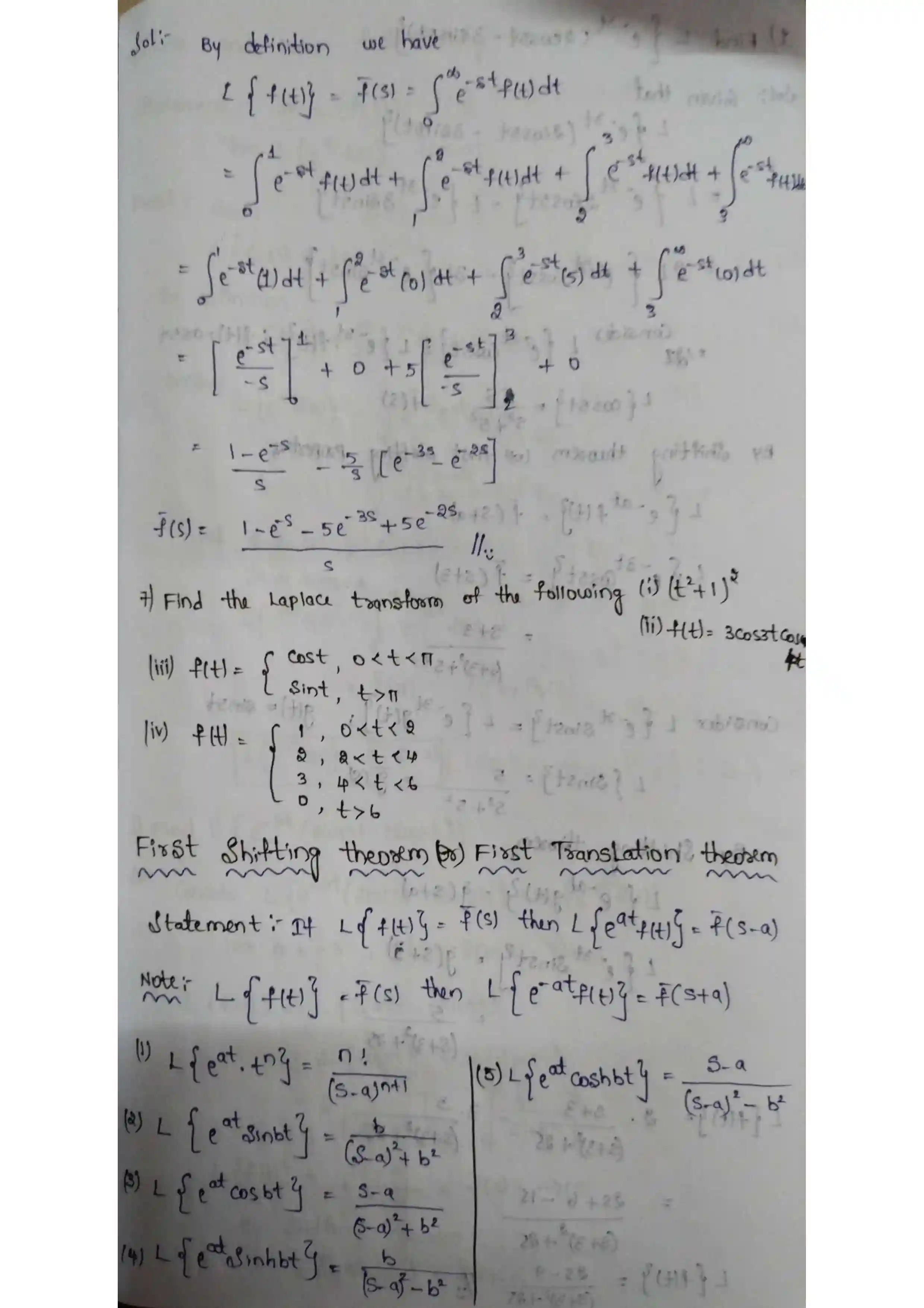 Page 7 of Laplace Transform
