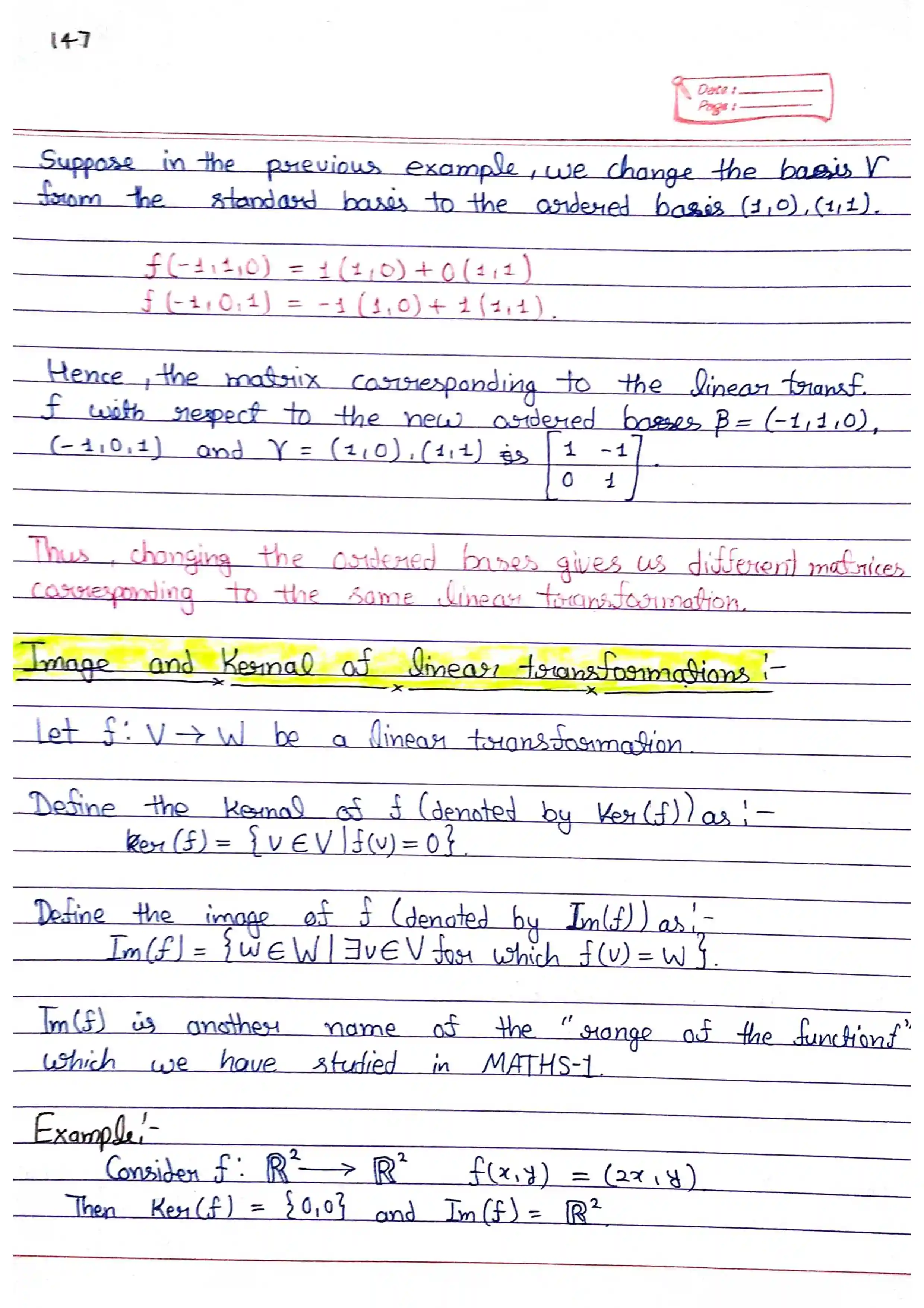 Page 5 of Linear Transformation